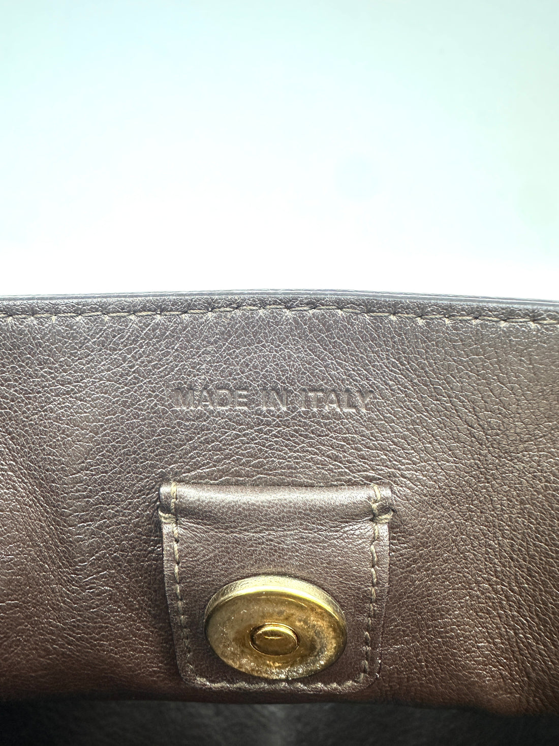 Christian Dior Diorissimo White Leather Handle Bag With Pouch DR535