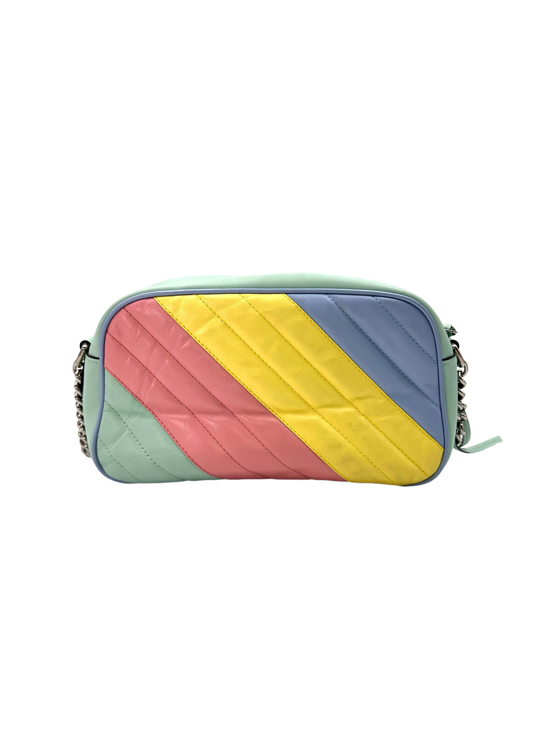 Gucci GG Marmont Pastel Matelasse Leather Camera Bag GG737