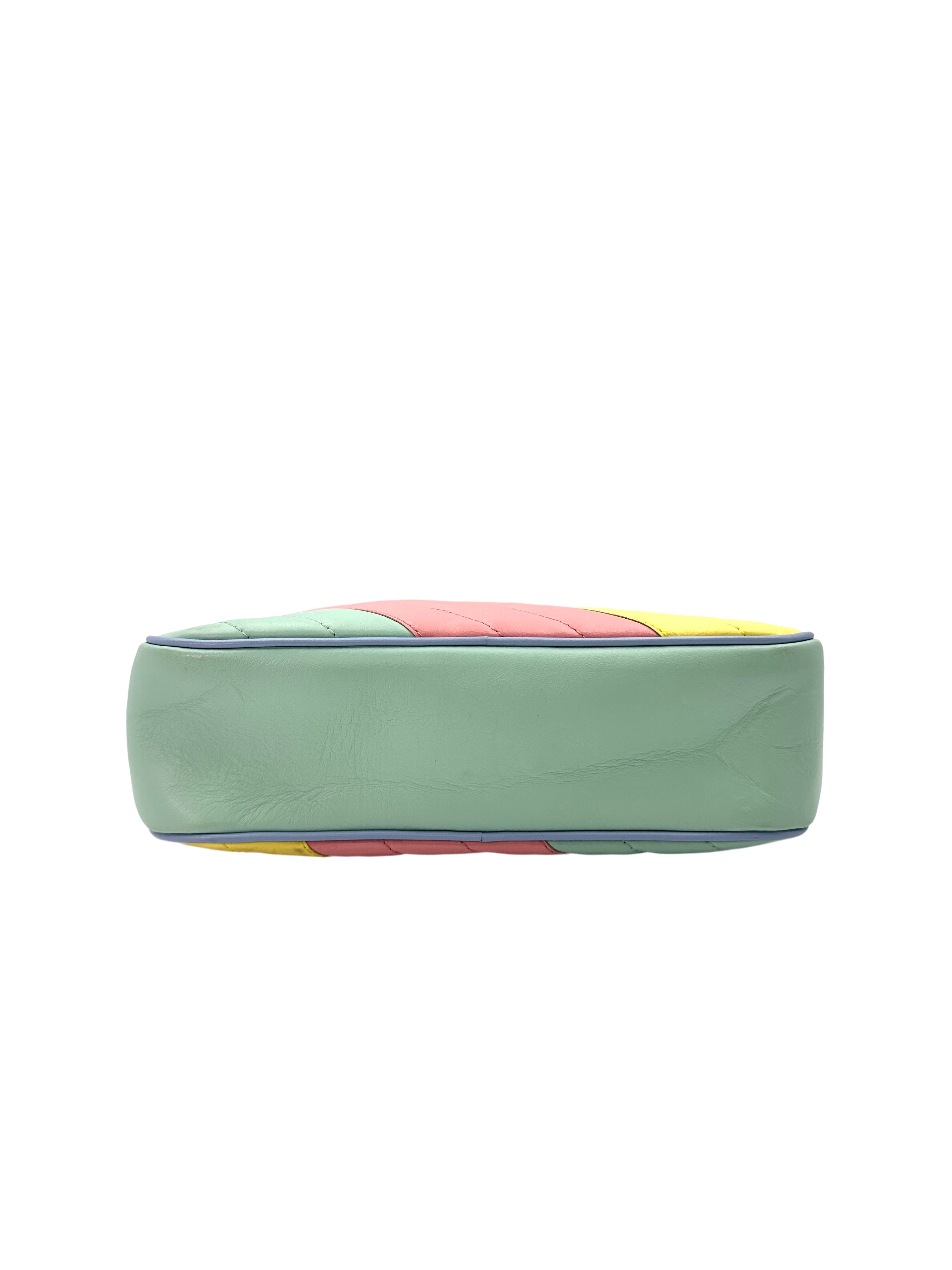 Gucci GG Marmont Pastel Matelasse Leather Camera Bag GG737
