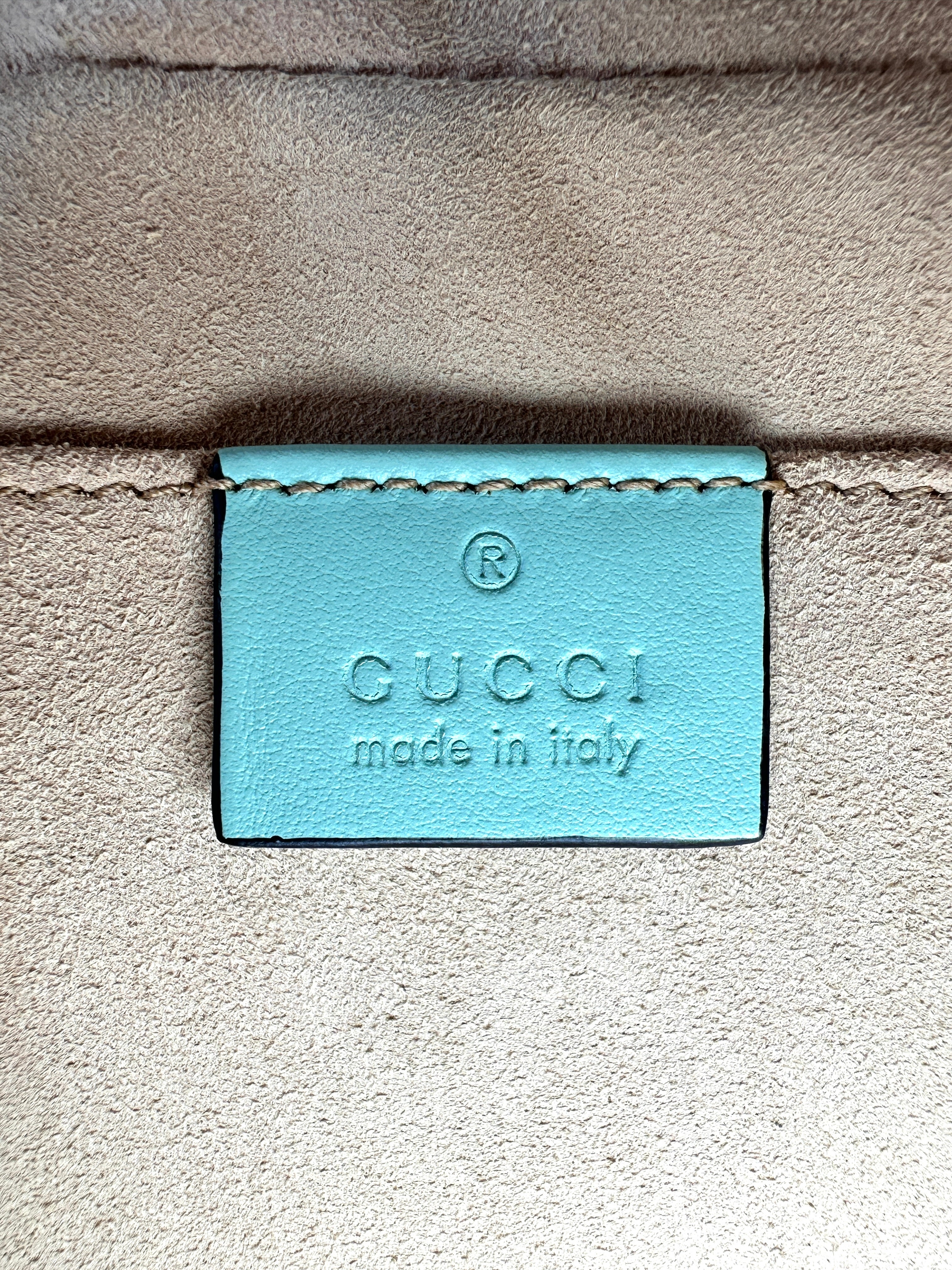 Gucci GG Marmont Pastel Matelasse Leather Camera Bag GG737