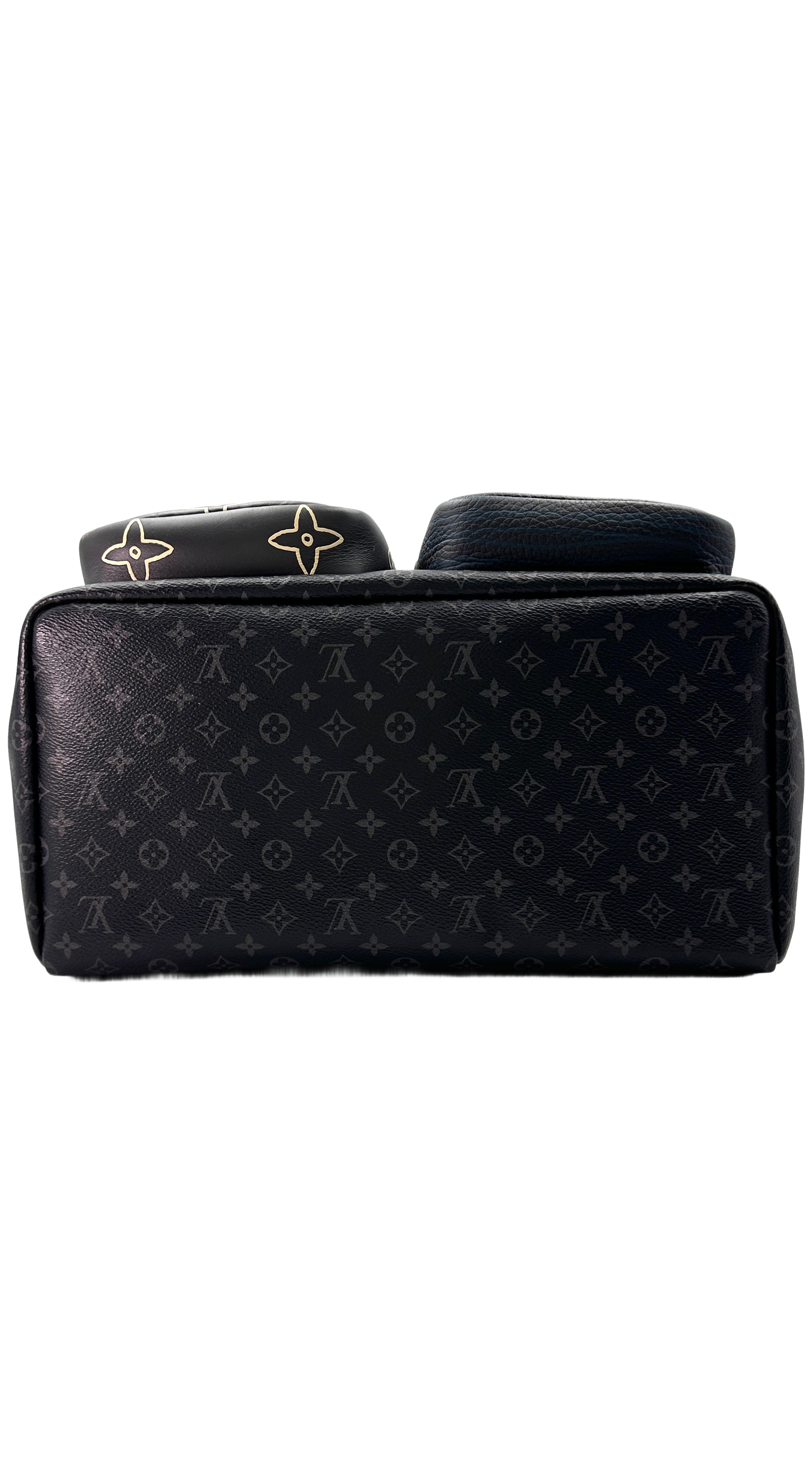 Louis Vuitton Monogram Eclipse Patchwork Multipocket Backpack IRIS048