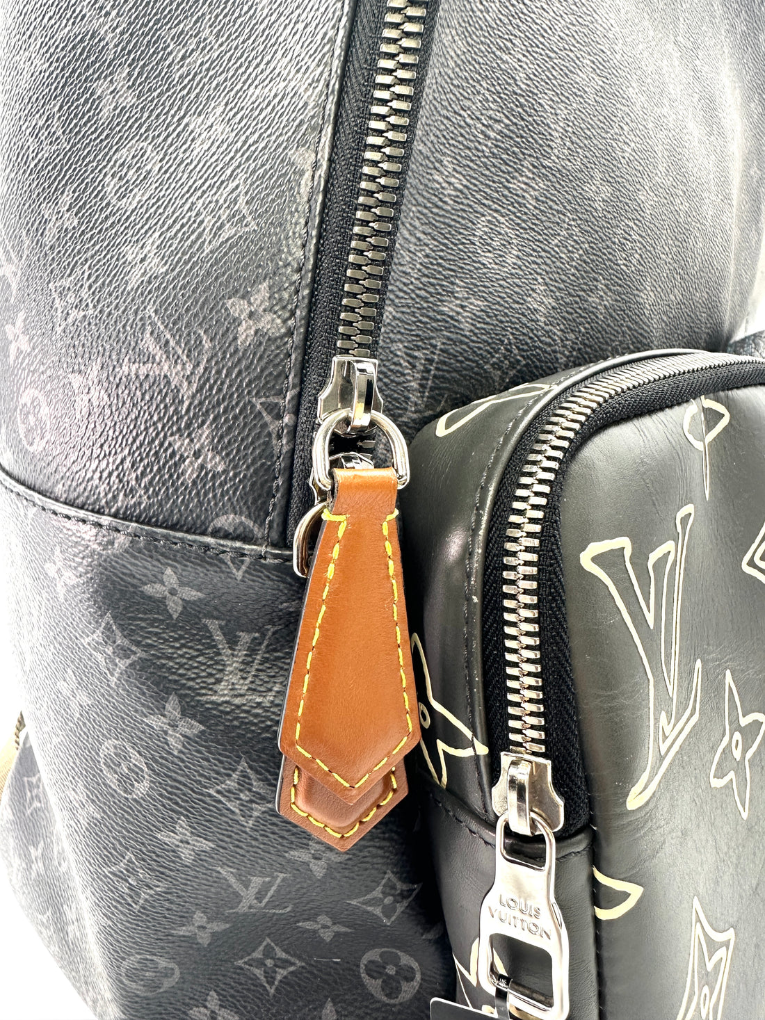 Louis Vuitton Monogram Eclipse Patchwork Multipocket Backpack IRIS048