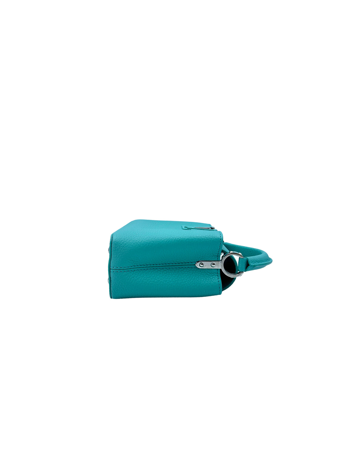 Louis Vuitton Capucines Green Leather Mini Handle Bag LV2040