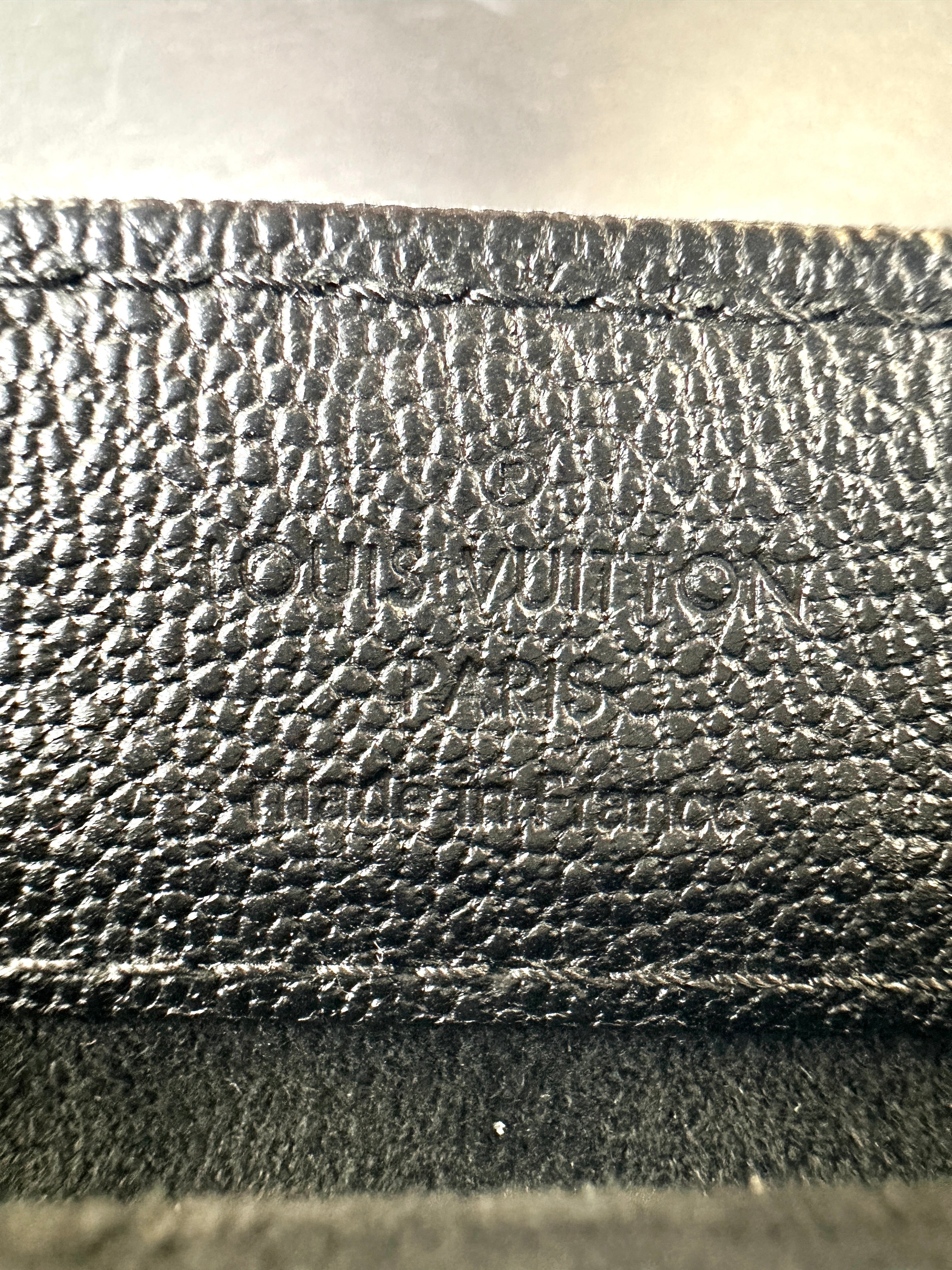 Louis Vuitton Very Chain Black Monogram Leather Shoulder Bag LV2039