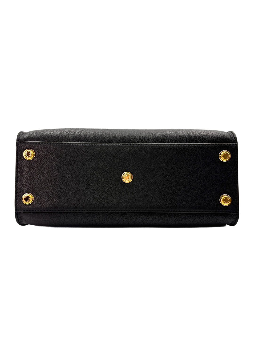 Louis Vuitton On My Side MM Black Calfskin Tote Handle Bag LV2073