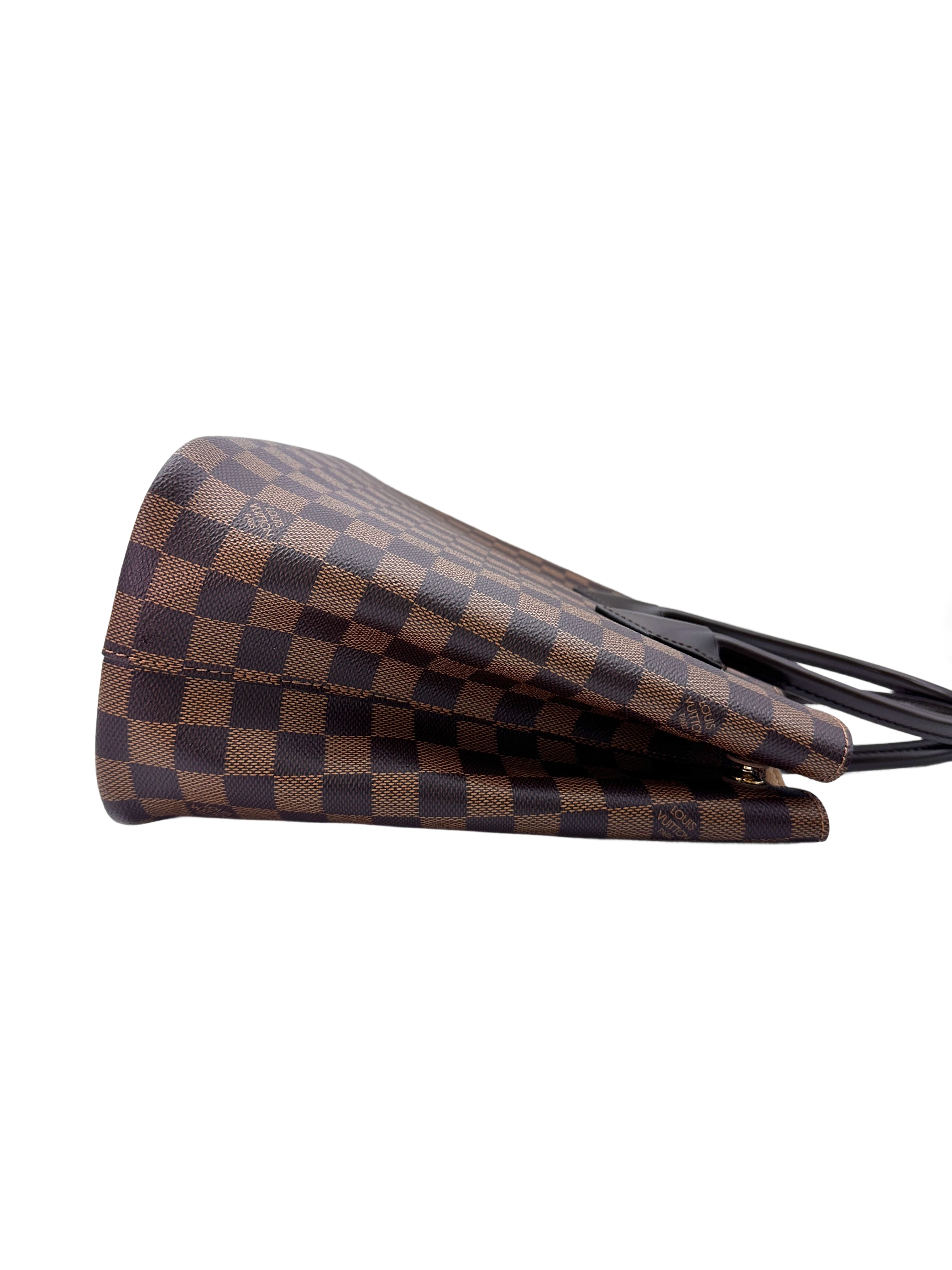 Louis Vuitton Kensington Brown Damier Ebene Tote Handle Bag LV2056