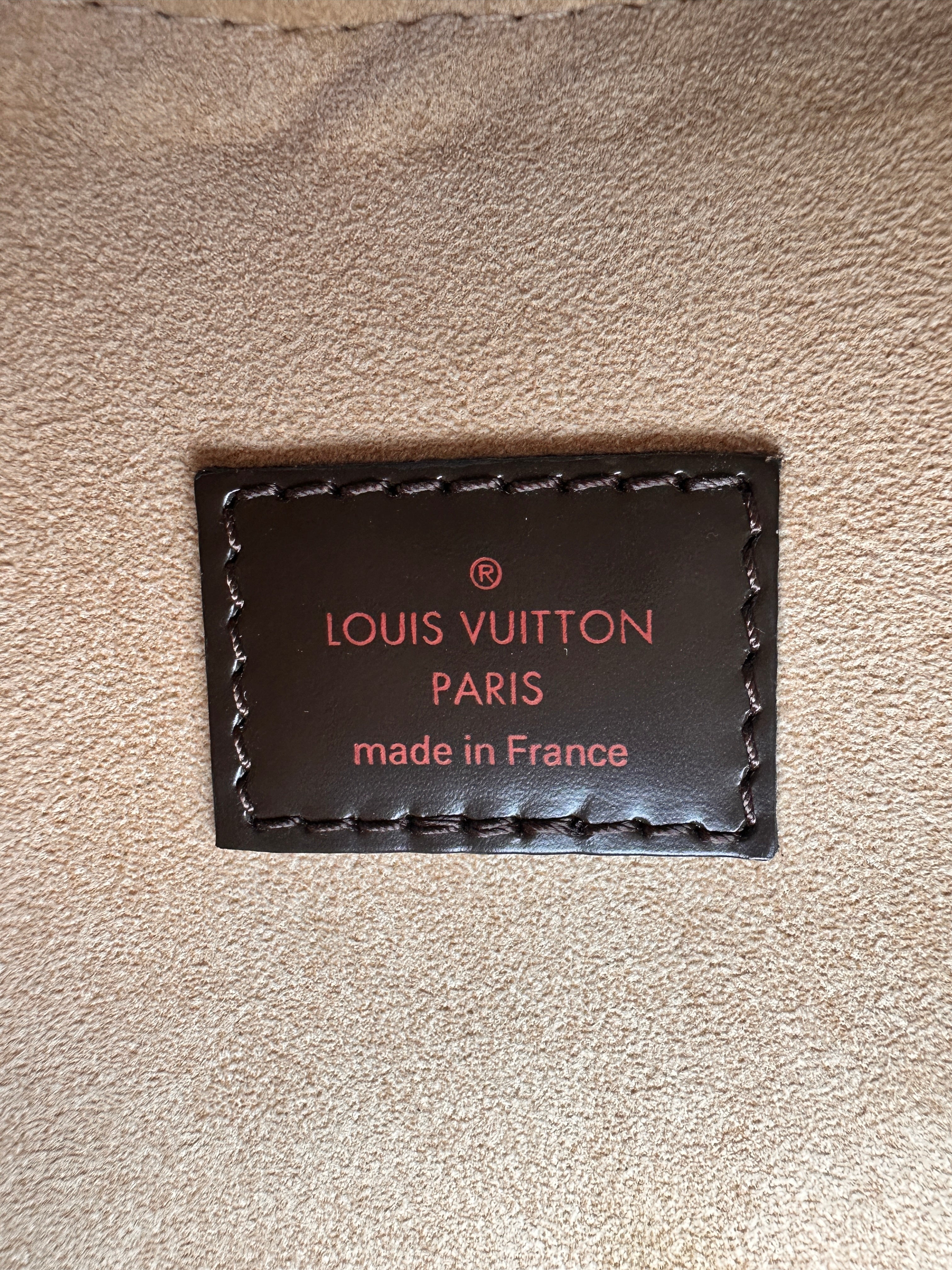 Louis Vuitton Kensington Brown Damier Ebene Tote Handle Bag LV2056
