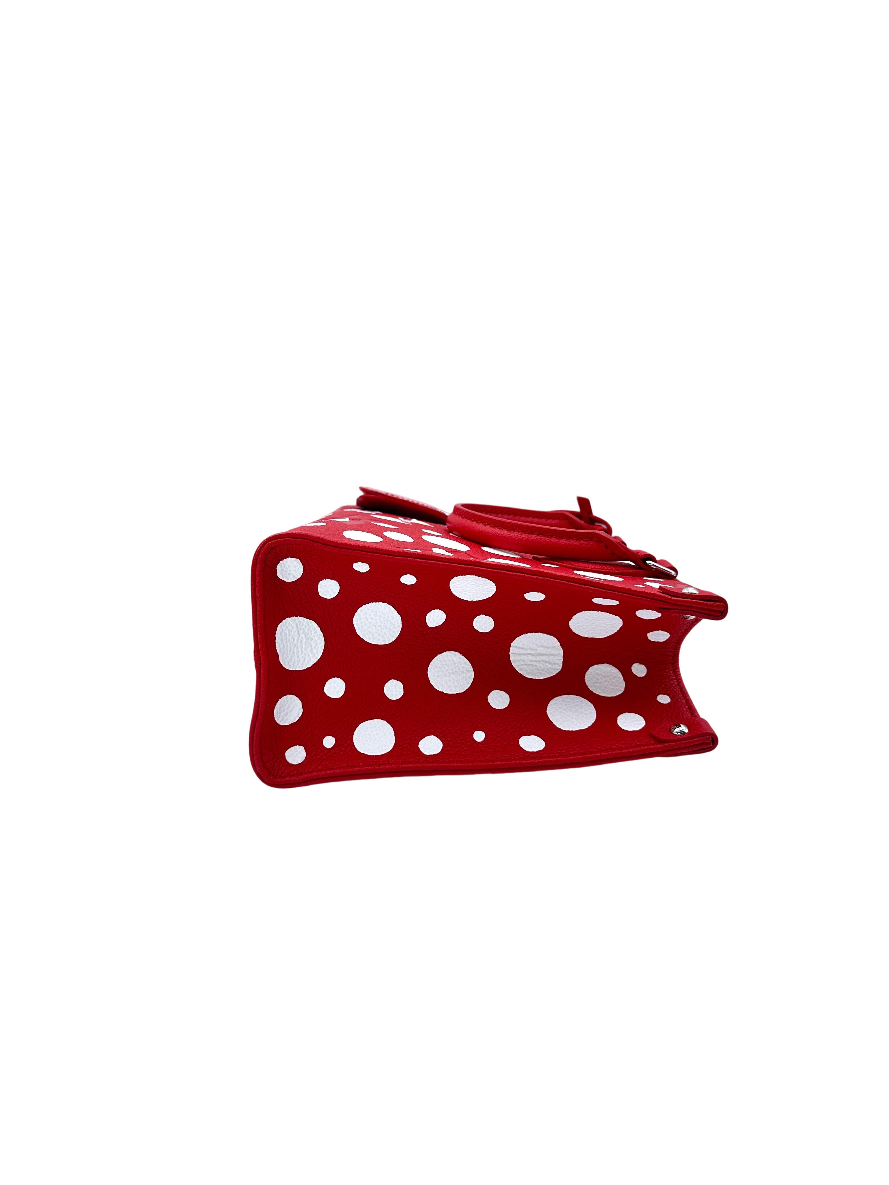Louis Vuitton x Yayoi Kusama OnTheGo PM Monogram Empreinte Infinity Dots Red Tote Bag LV2023