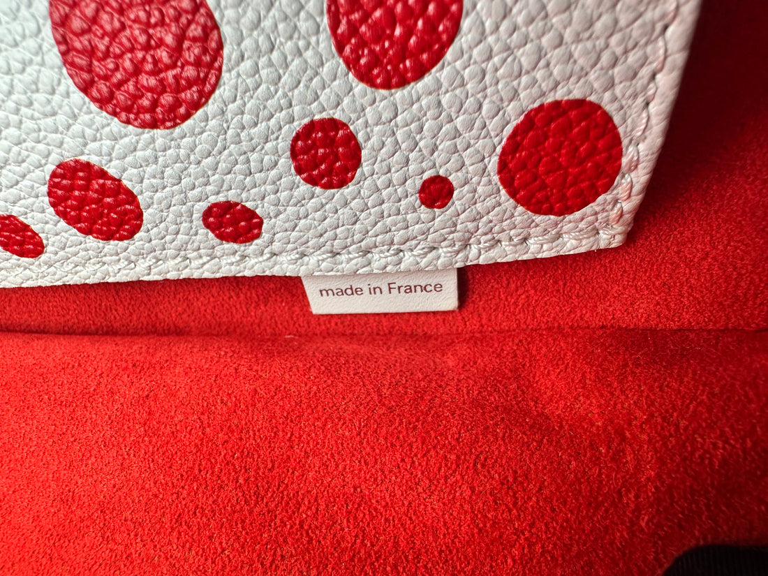 Louis Vuitton x Yayoi Kusama OnTheGo PM Monogram Empreinte Infinity Dots Red Tote Bag LV2023