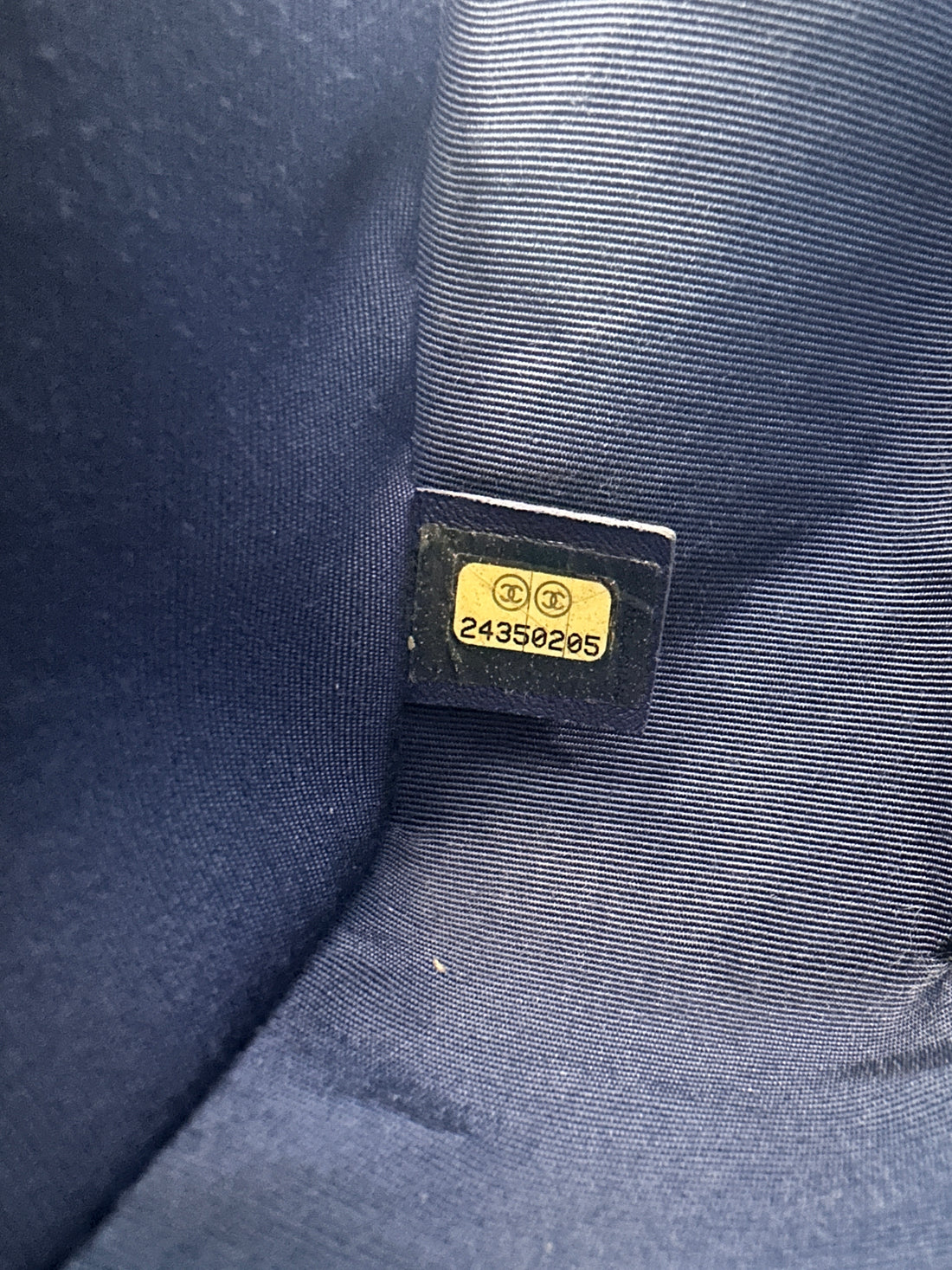 Chanel 17A LeBoy Blue Quilted Leather Chain Around Flap Bag With Gold Hardware(24***05) CC1474