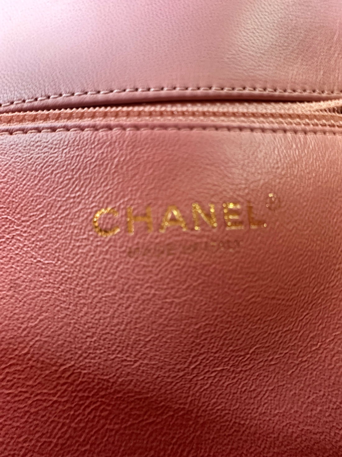 Chanel 18P Trendy CC Pink Chevron Quilted Leather Top Handle Flap Bag(26***27) CC1479