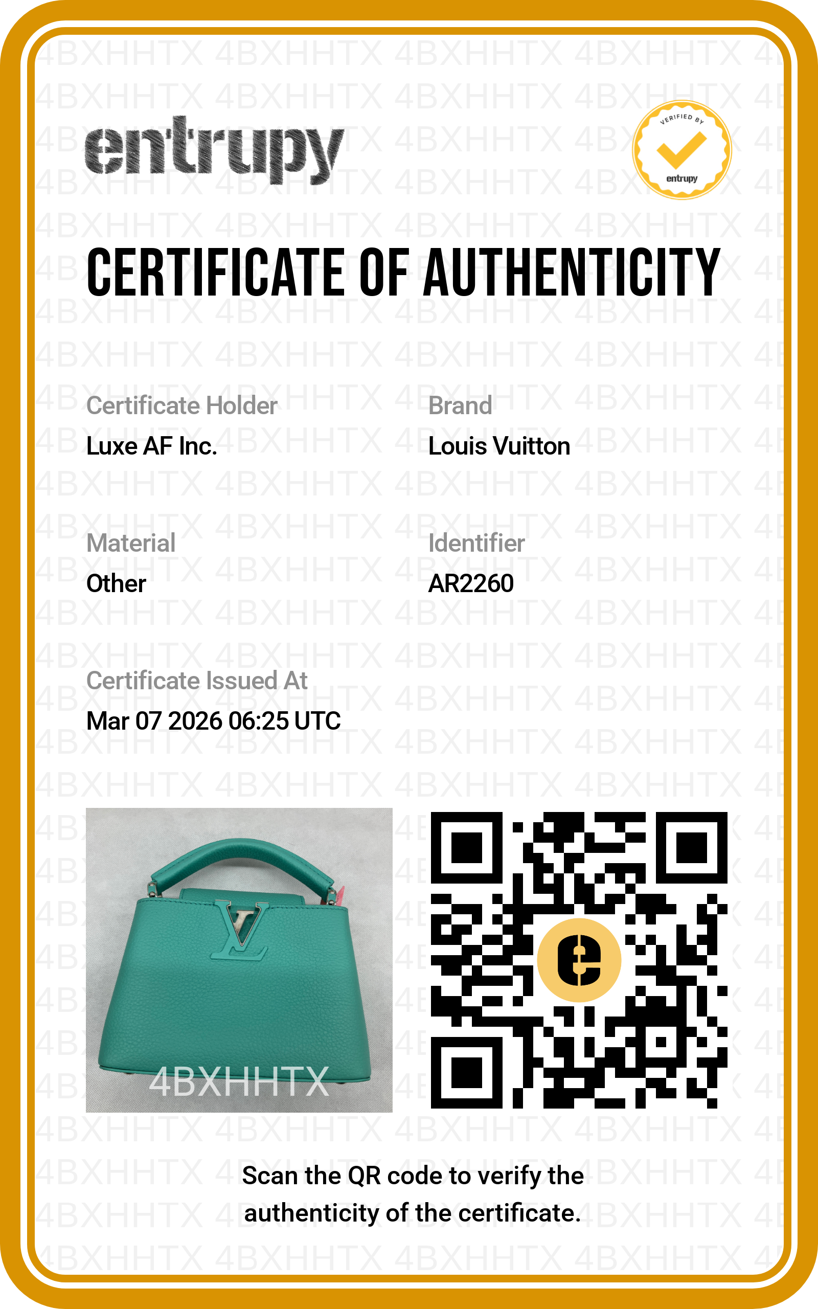 Louis Vuitton Capucines Green Leather Mini Handle Bag LV2040