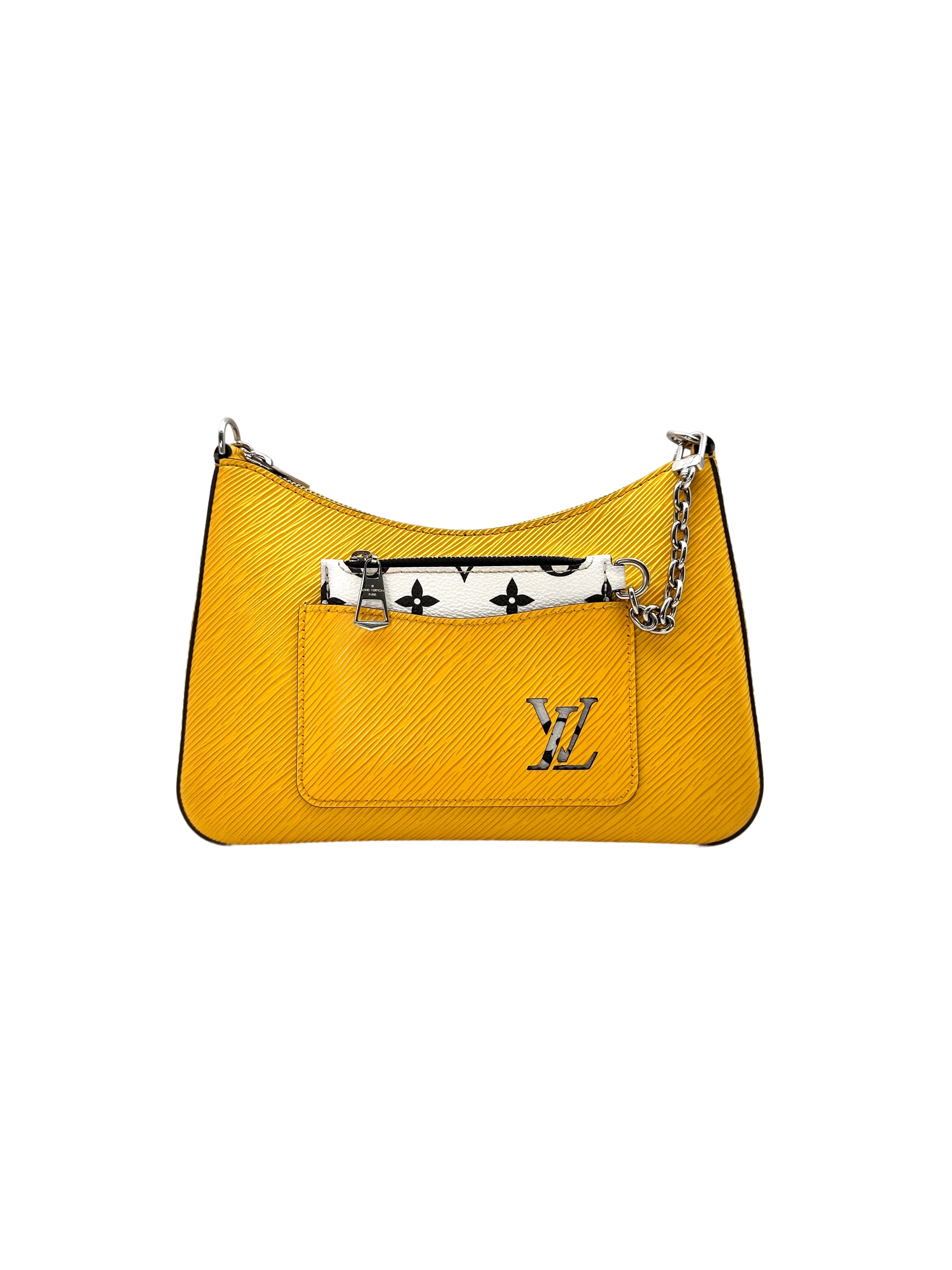 Louis Vuitton Marelle Yellow Epi Leather Shoulder Bag LV2041