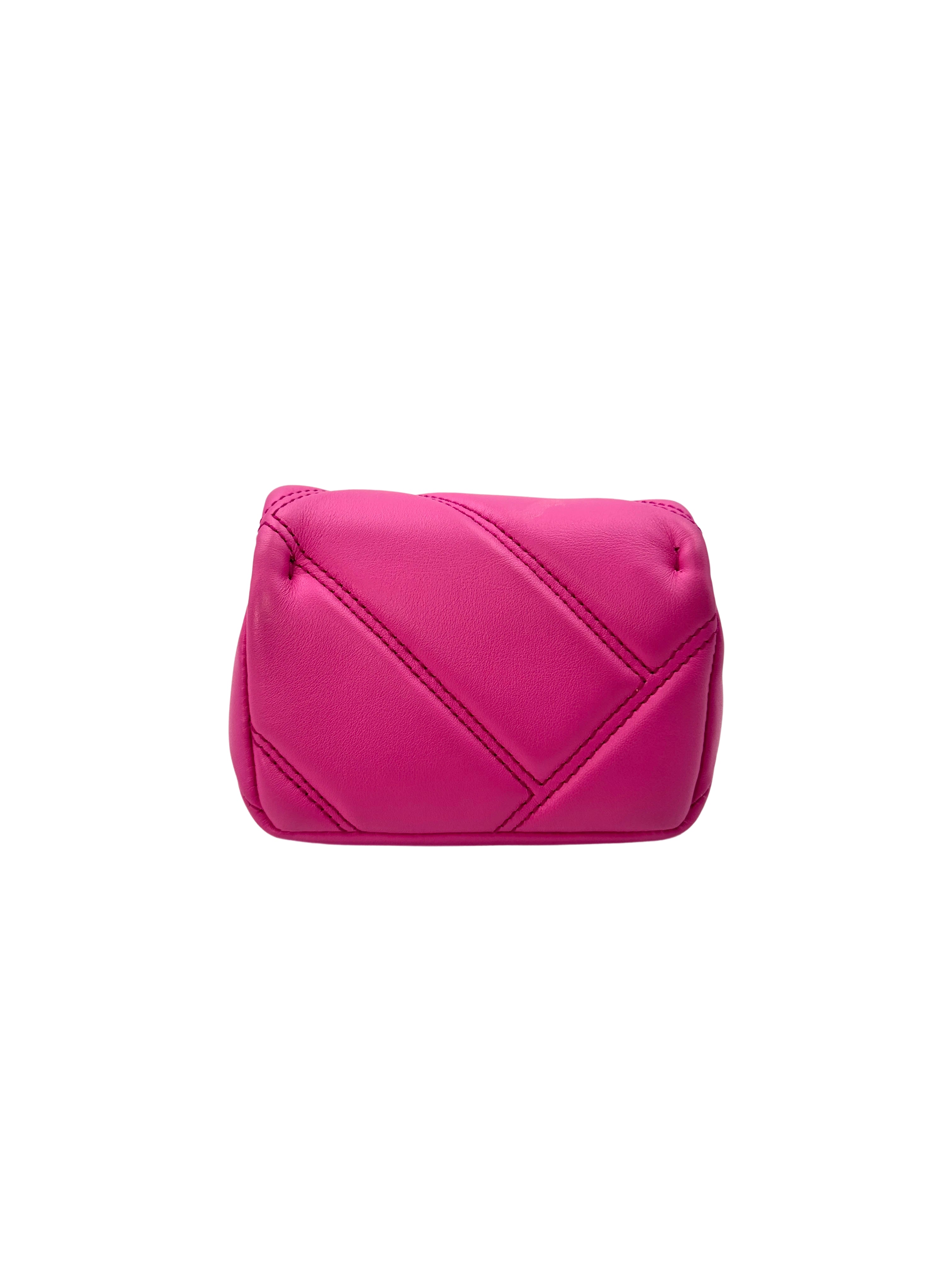 Bvlgari Serpenti Cabochon Pink Leather Mini Shoulder Bag BS32