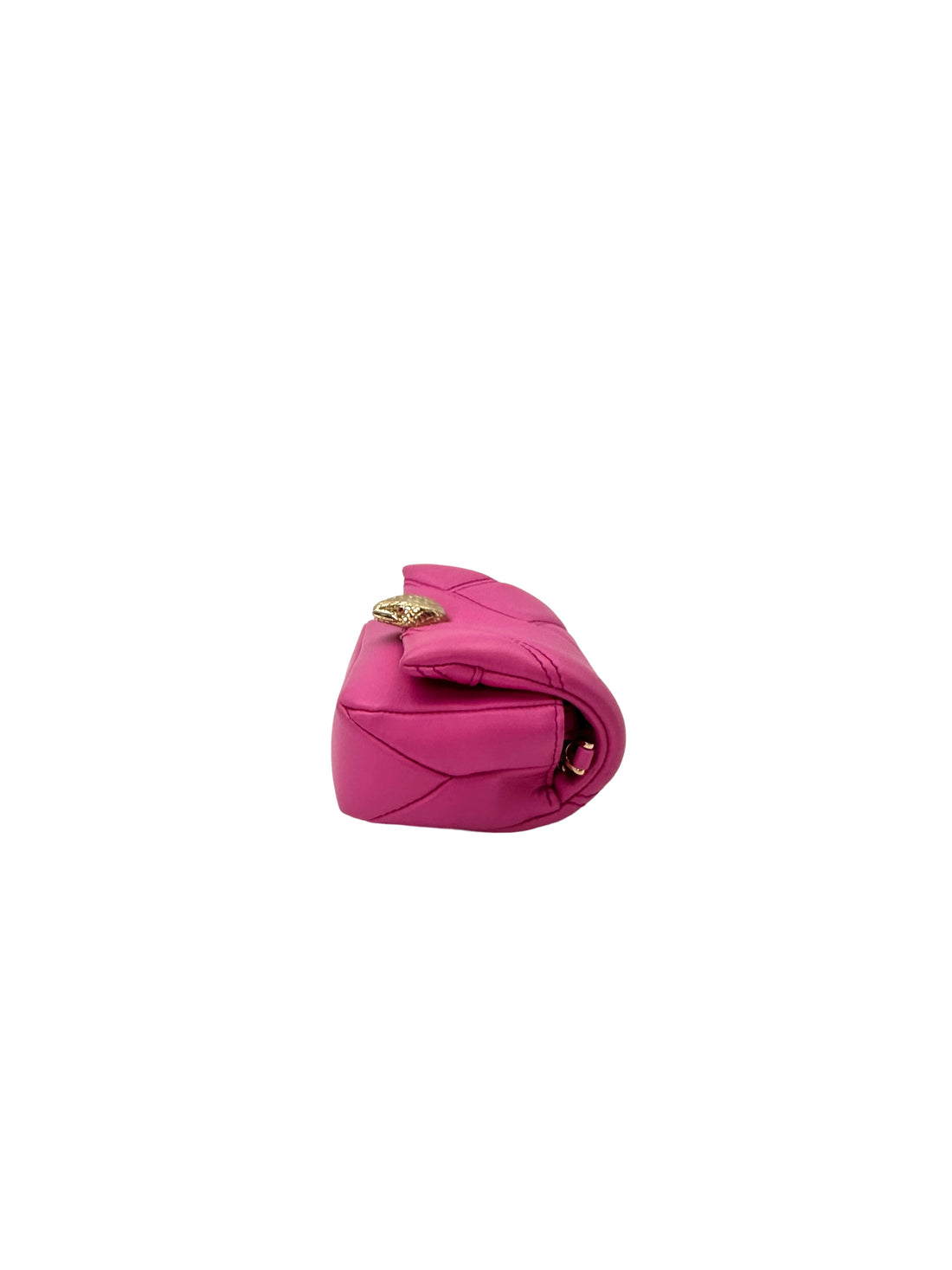 Bvlgari Serpenti Cabochon Pink Leather Mini Shoulder Bag BS32