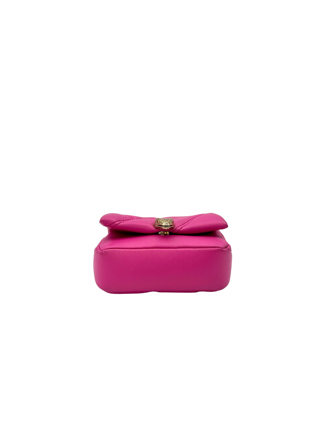 Bvlgari Serpenti Cabochon Pink Leather Mini Shoulder Bag BS32