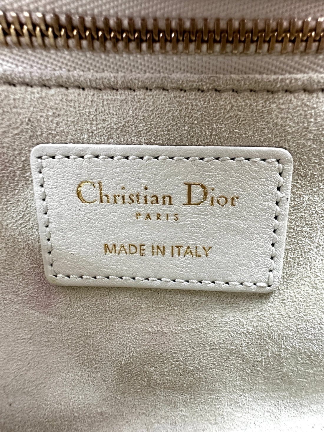 Christian Dior Lady Dior Dioramour Limited Edition Cannage Handle Bag With Gold Charms DR542