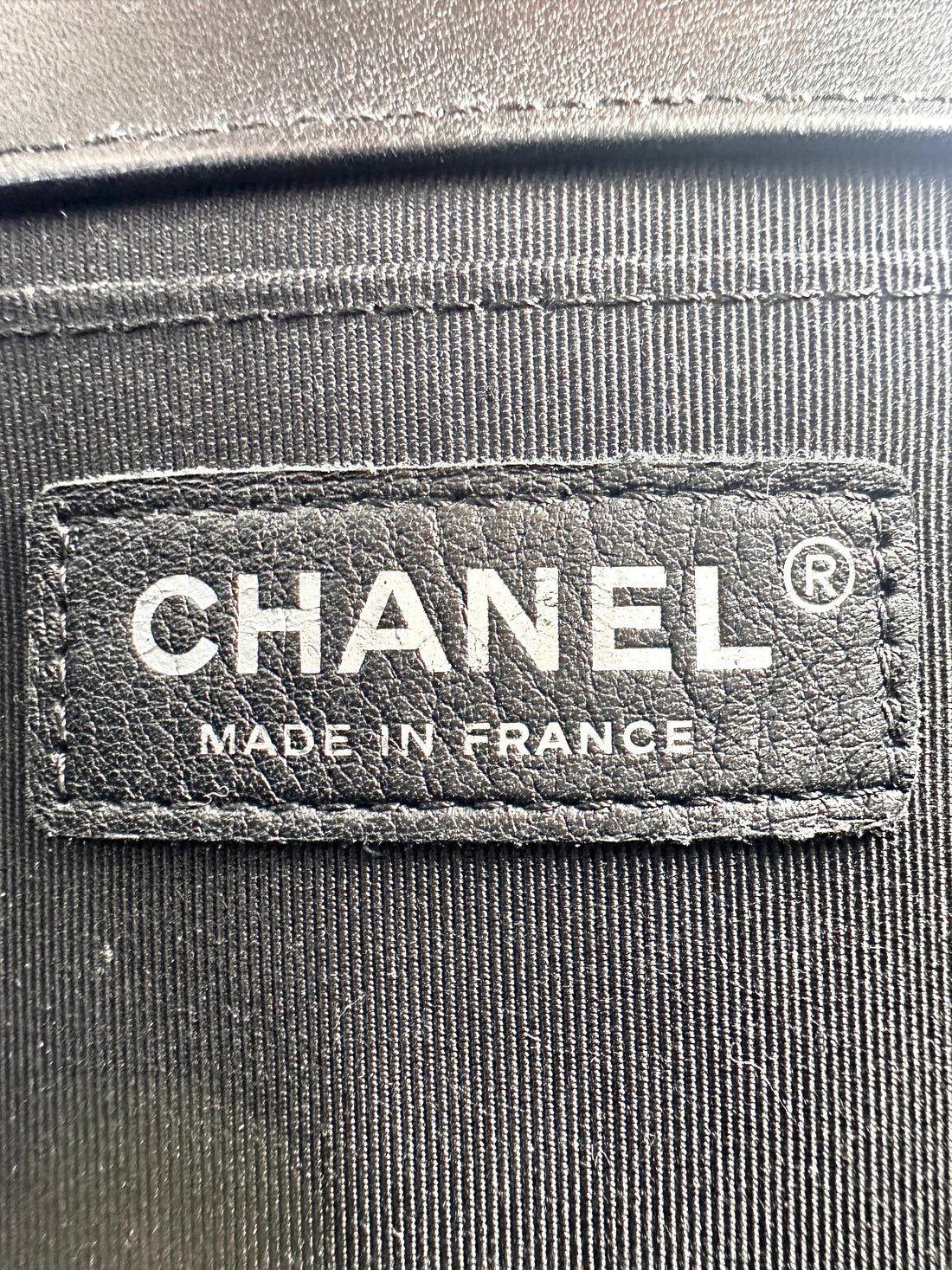 Chanel LeBoy Black Chevron Quilted Calfskin Medium Size Flap Bag With Silver Buckle(22***02) CC1482