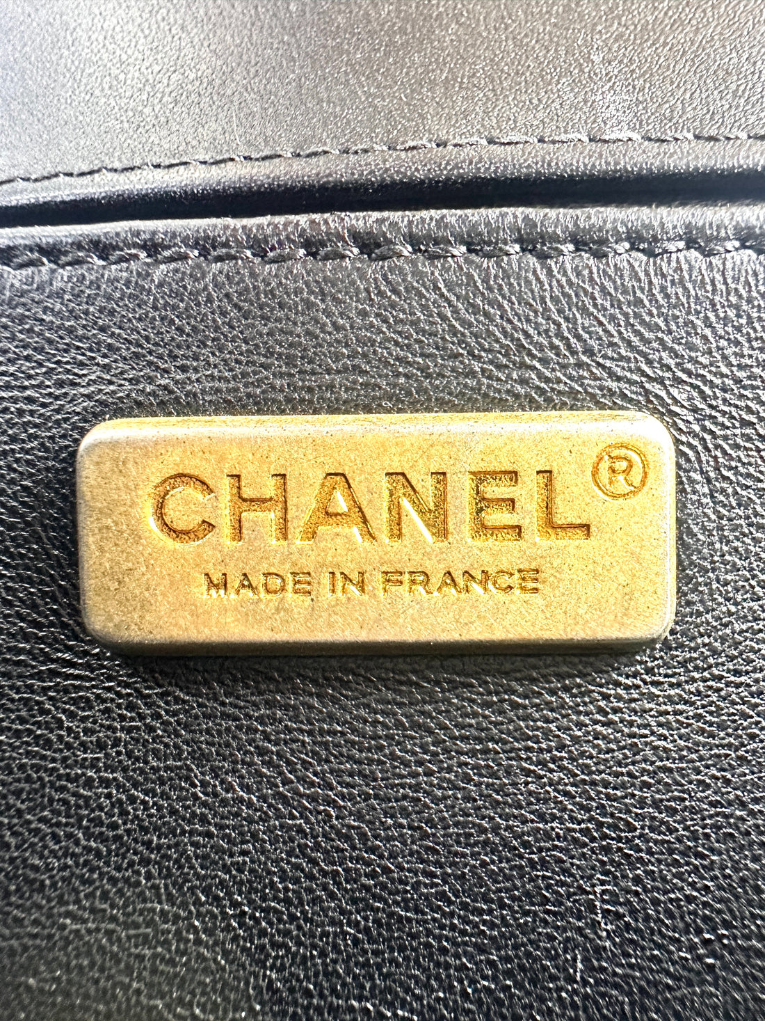 Chanel Limited Edition LeBoy Black Python Leather Flap Bag With Gold Buckle(26***72) CC1483