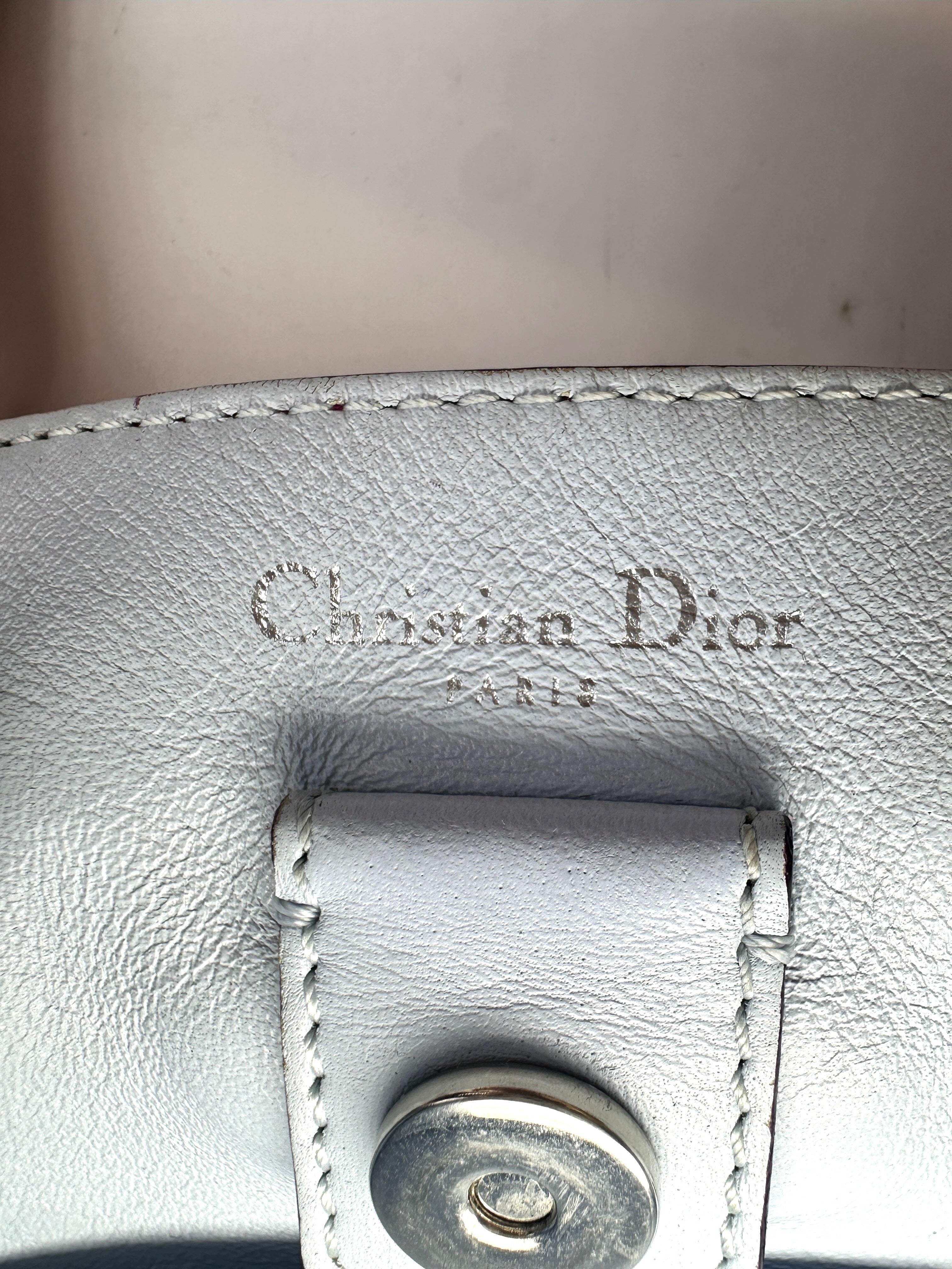 Christian Dior Diorissimo Pink Leather Handle Bag DR543