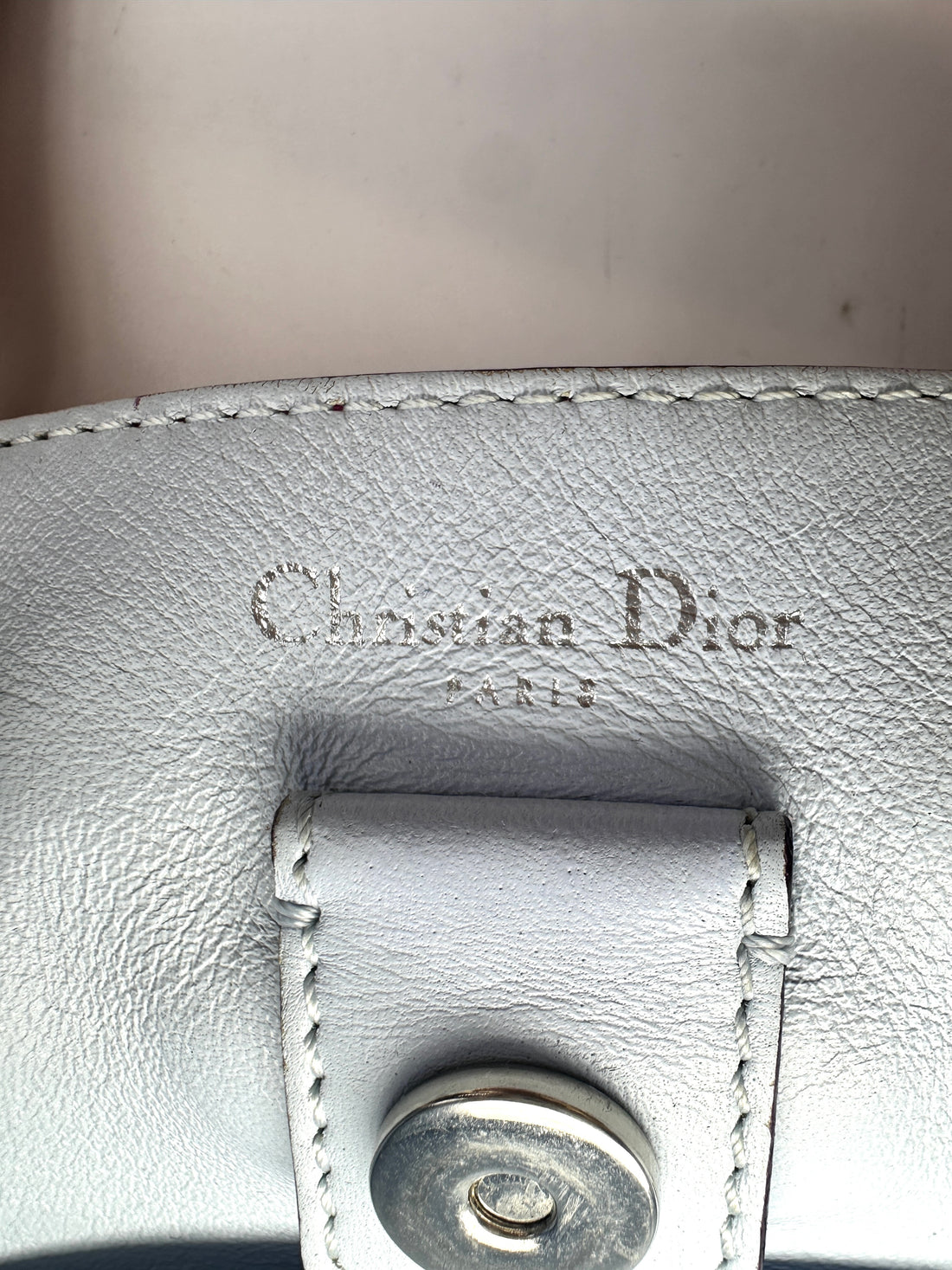 Christian Dior Diorissimo Pink Leather Handle Bag DR543