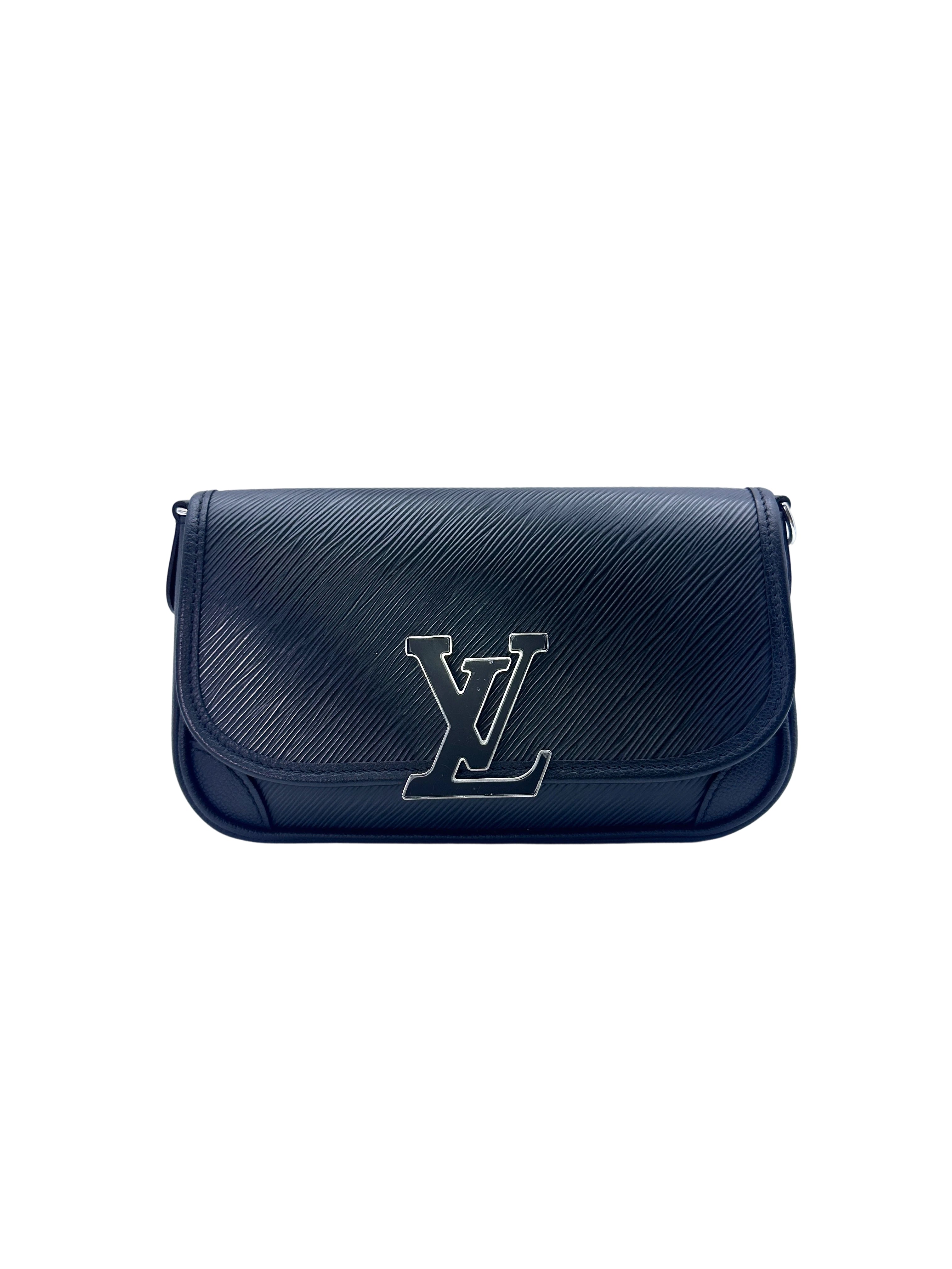 Louis Vuitton Buci Black Epi Leather Shoulder Bag LV2075