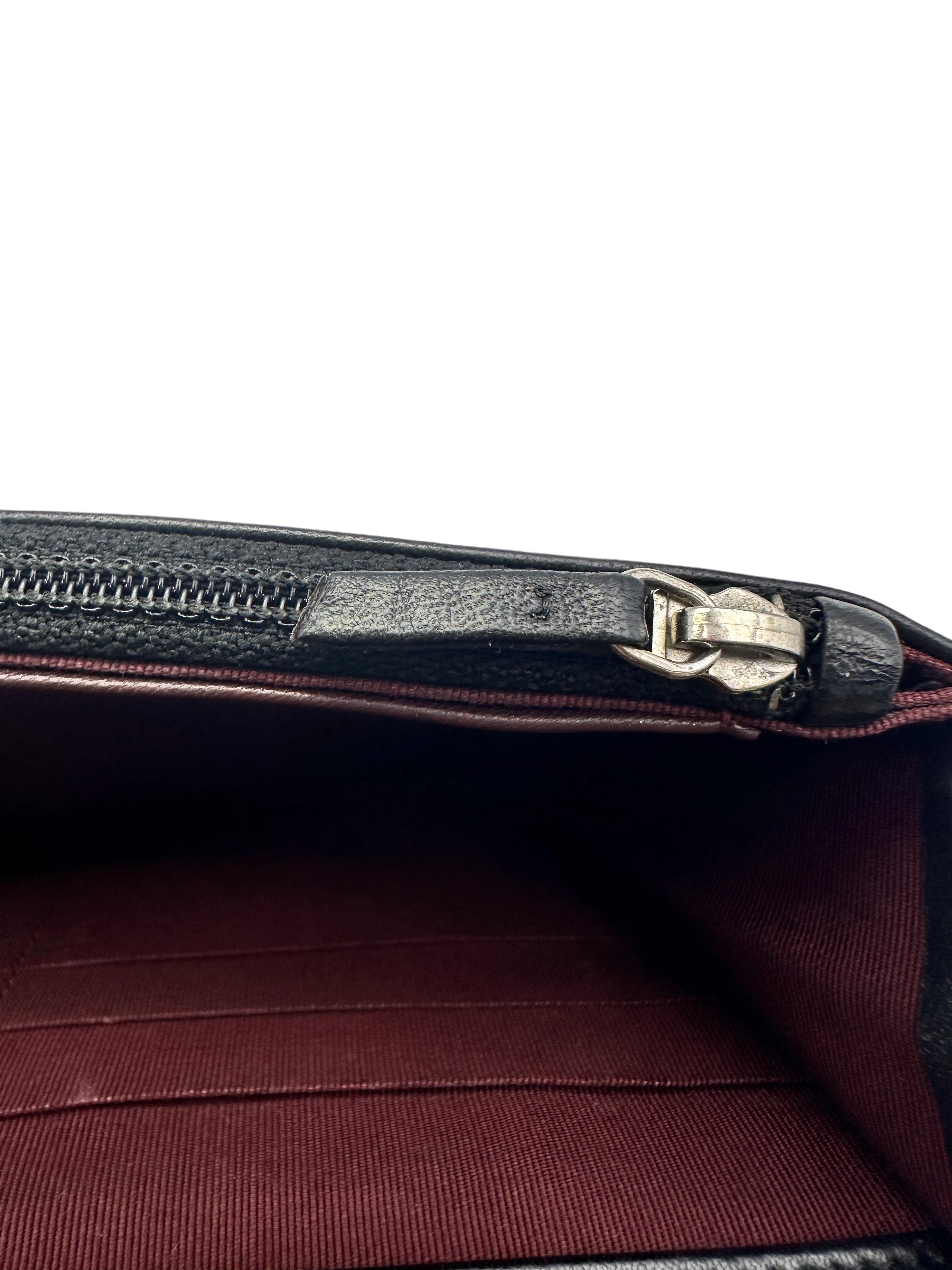 Chanel Classic Black Quilted Lambskin  Wallet On Chain(18***09) CC1487