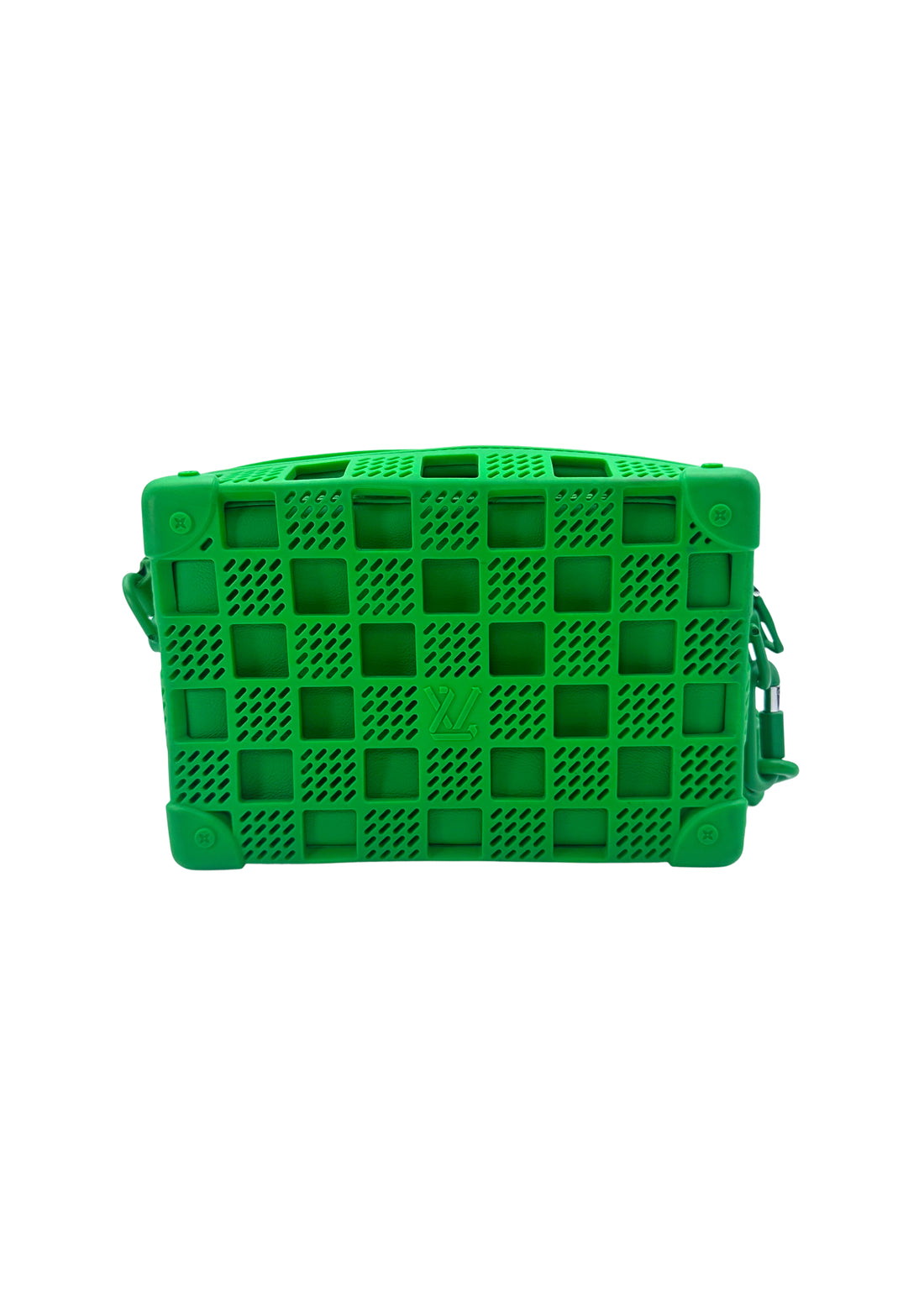 Louis Vuitton Soft Trunk Green Recycled Rubber Shoulder Bag LV2083