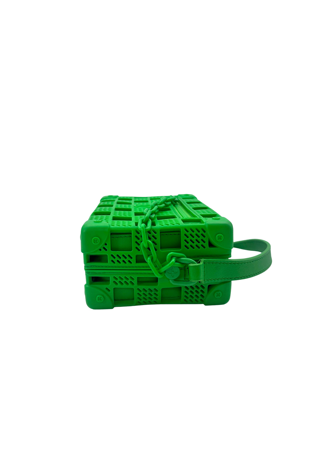 Louis Vuitton Soft Trunk Green Recycled Rubber Shoulder Bag LV2083