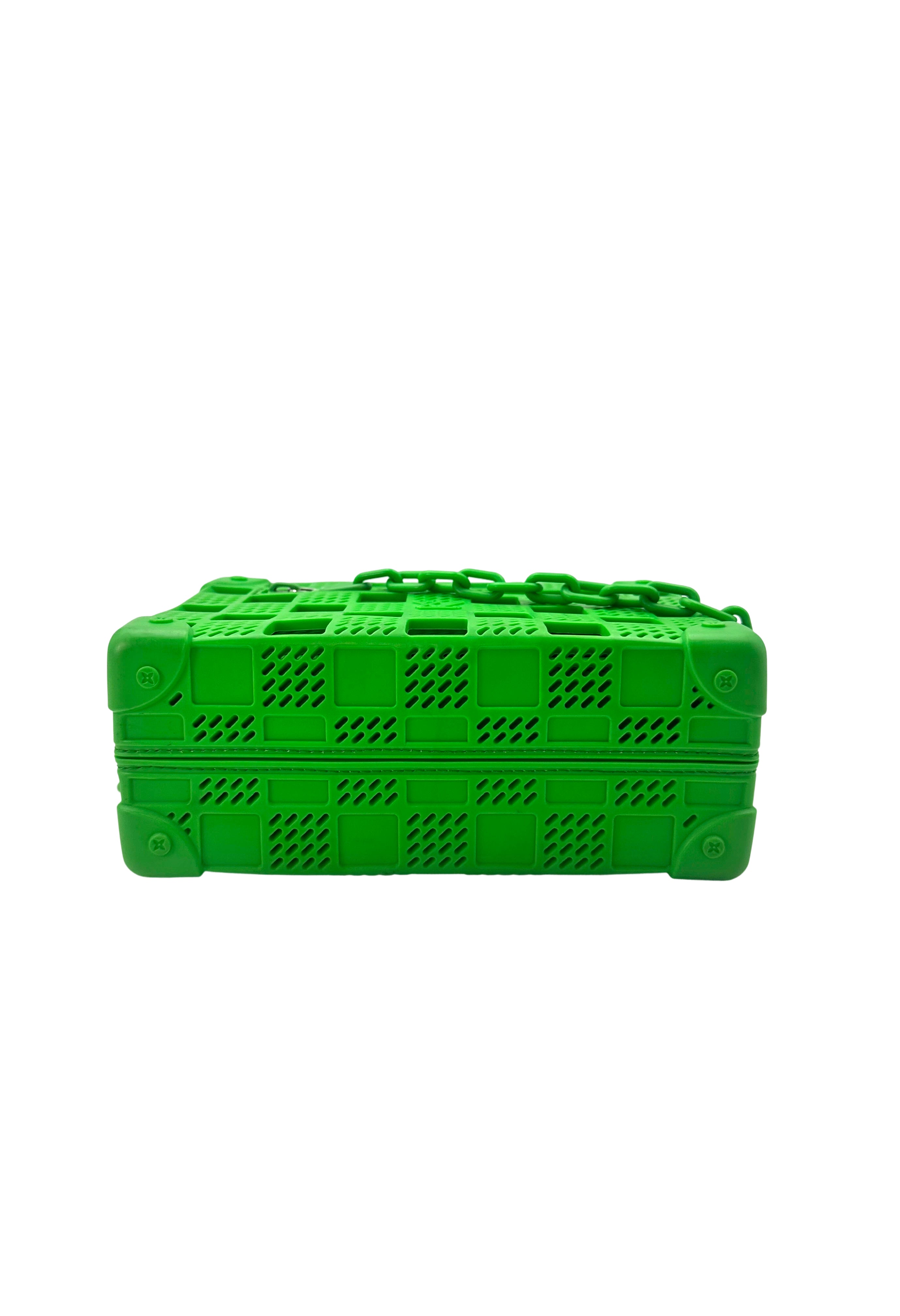 Louis Vuitton Soft Trunk Green Recycled Rubber Shoulder Bag LV2083