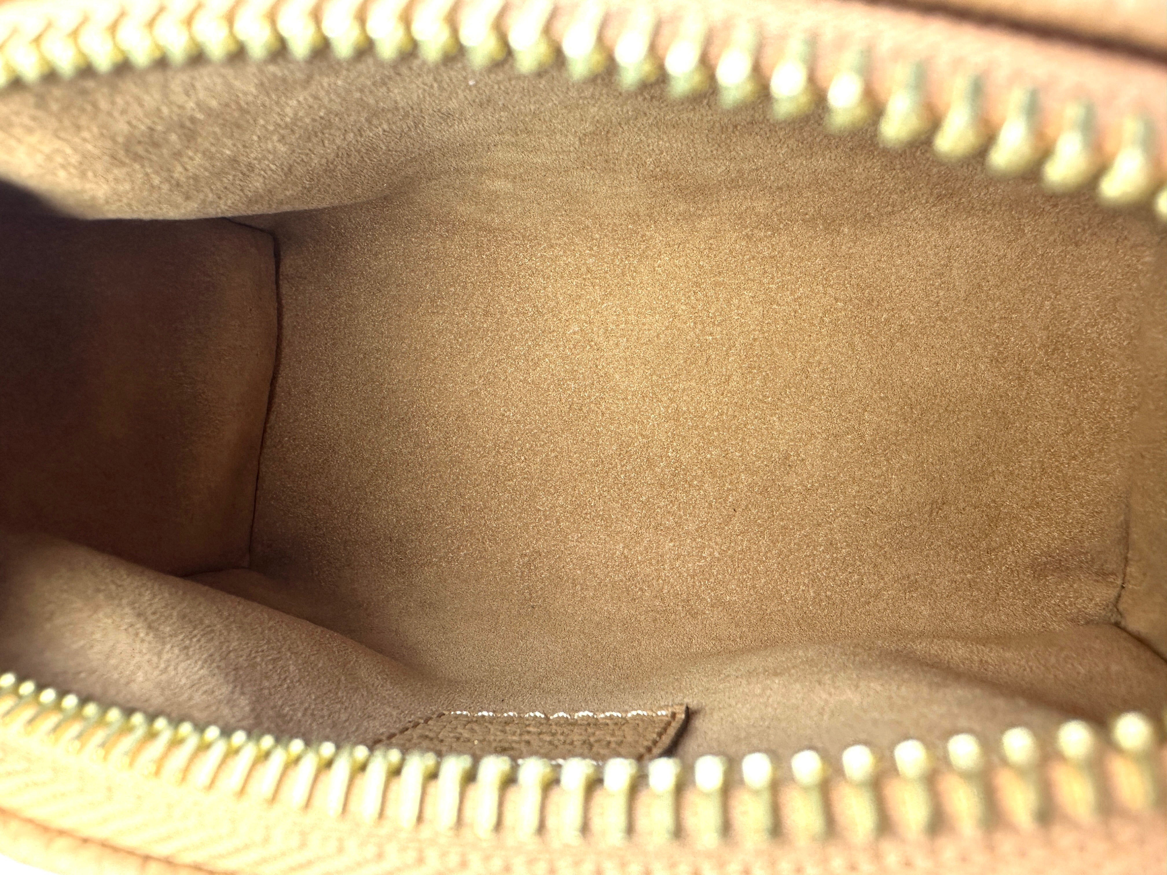 Louis Vuitton Nano Speedy Beige/White Bicolor Monogram Empreinte Handle Bag LV2064