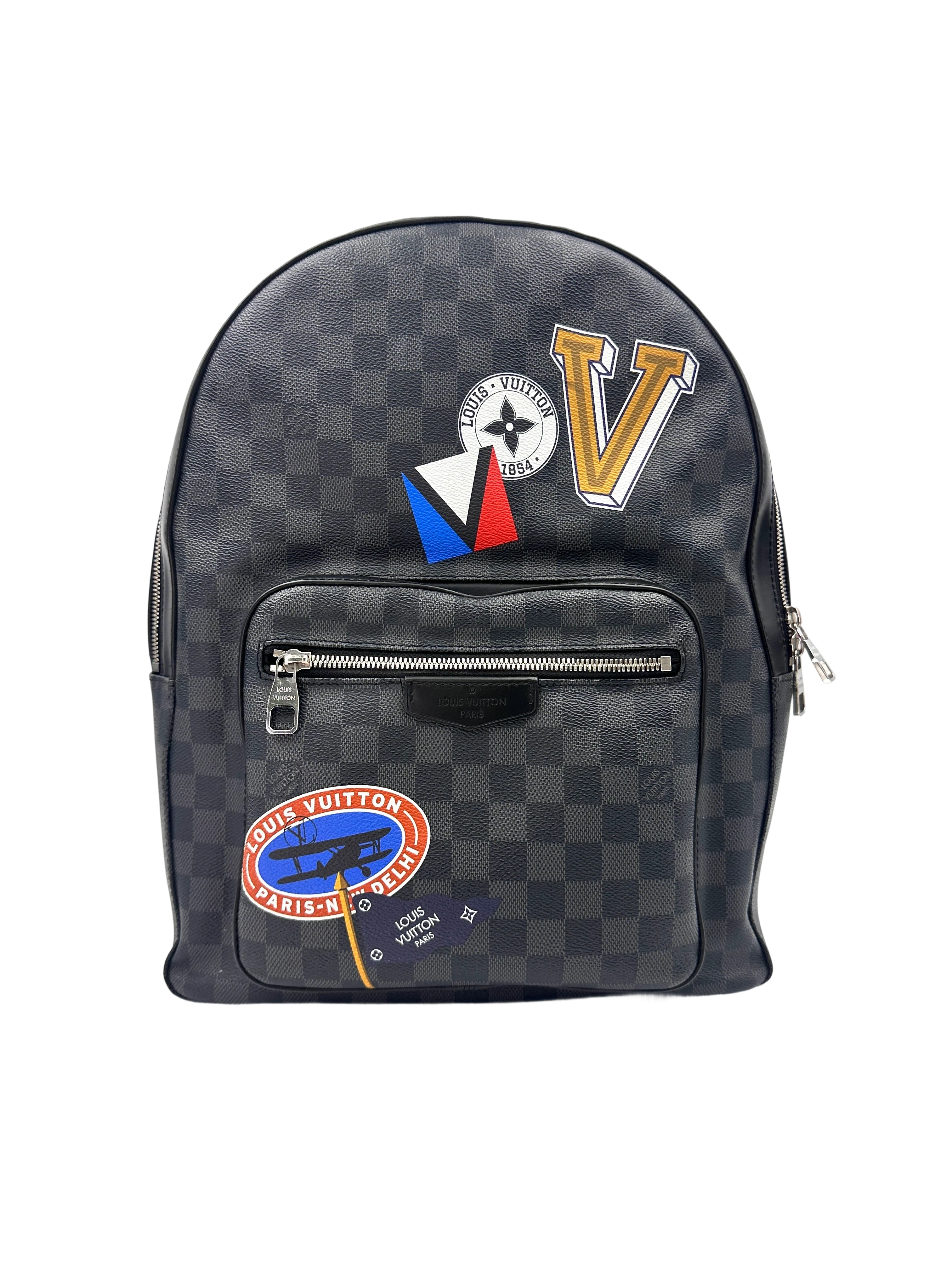 Louis Vuitton Josh Damier Graphite My LV World Tour Backpack IRIS054