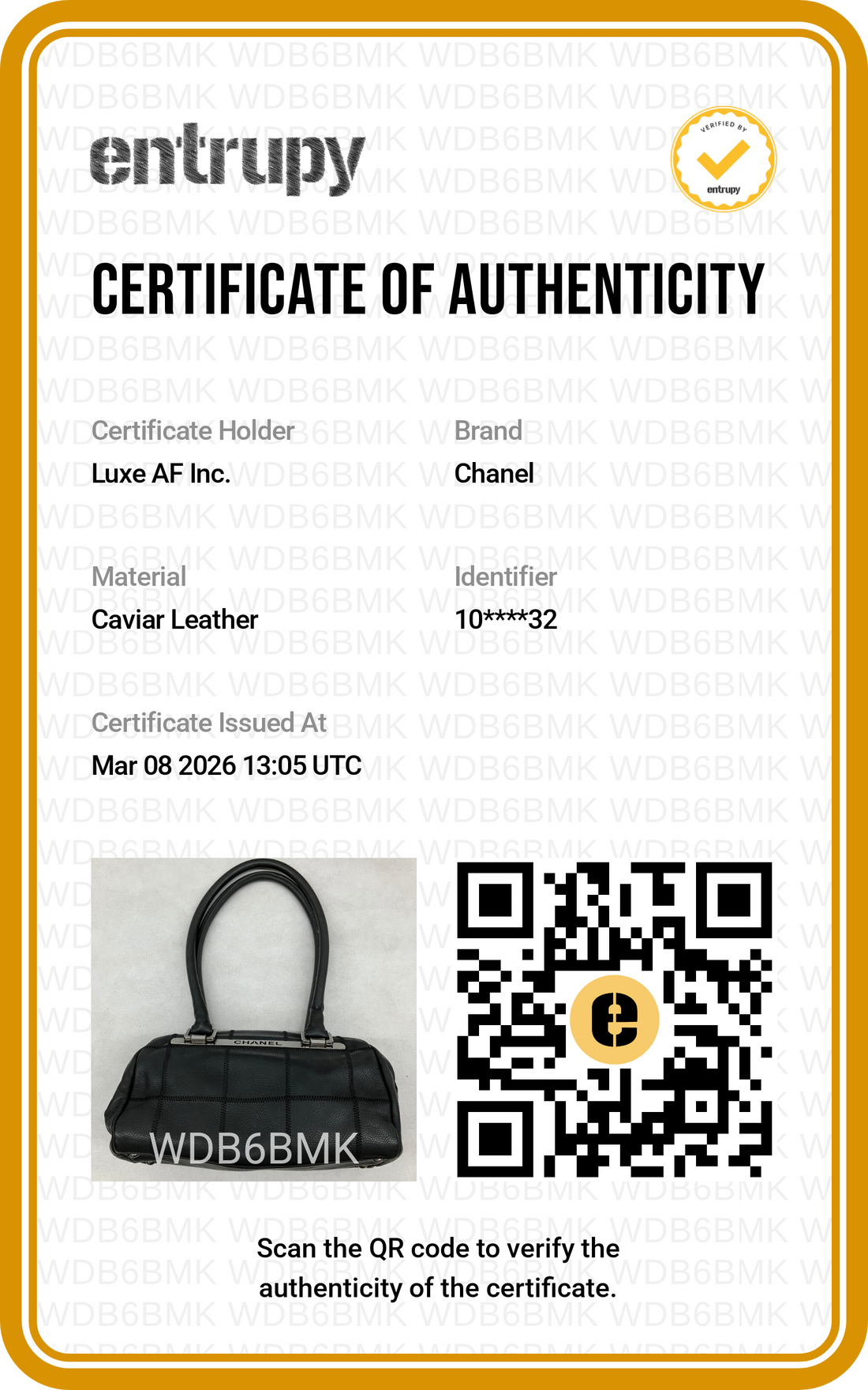 Chanel LAX Square Black Quilted Calfskin Bowler Bag(10***32) CC1542