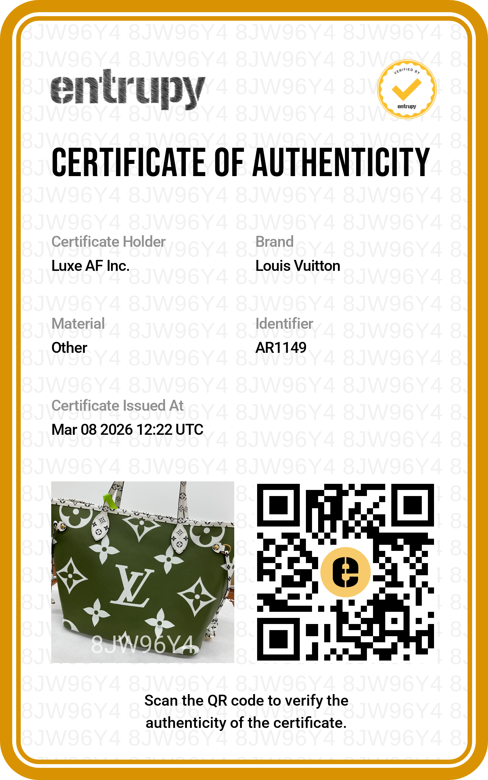 Louis Vuitton Summer 2019 Neverfull MM Green/White Giant Monogram Leather Handle Bag LV2150