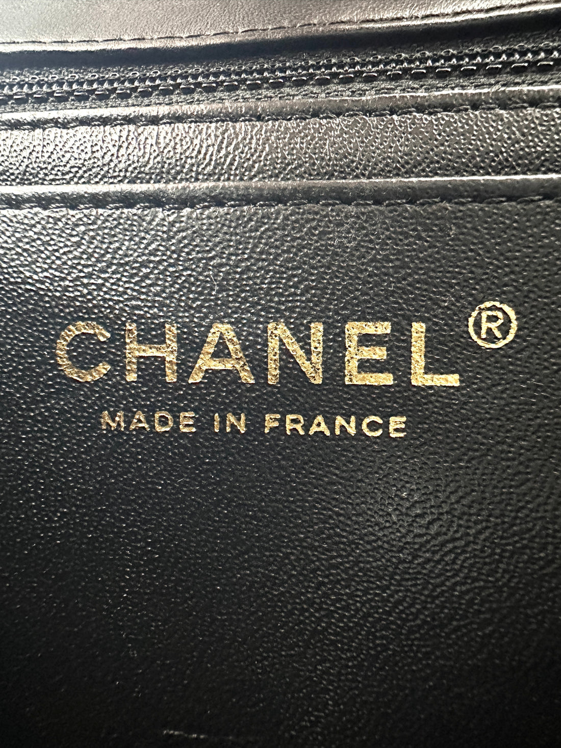 Chanel Classic Flap Black Quilted Lambskin Flap Bag With Gold Buckle(23***57) CC1491