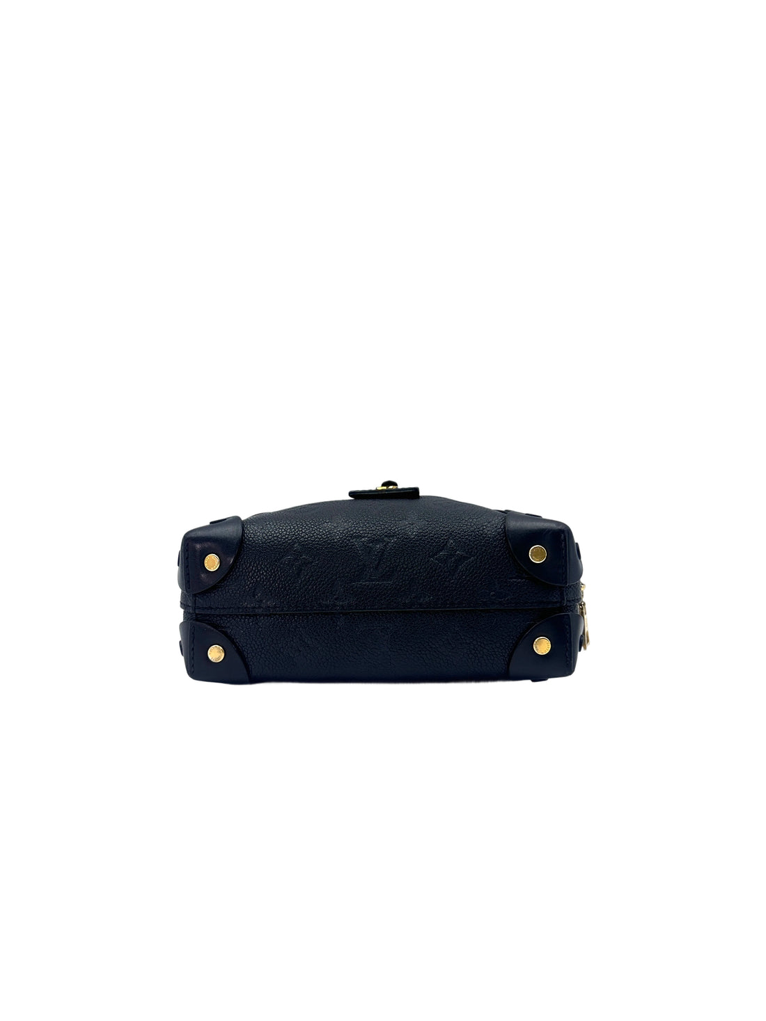 Louis Vuitton Petite Malle Souple Black Monogram Empreinte Handle Bag LV2066