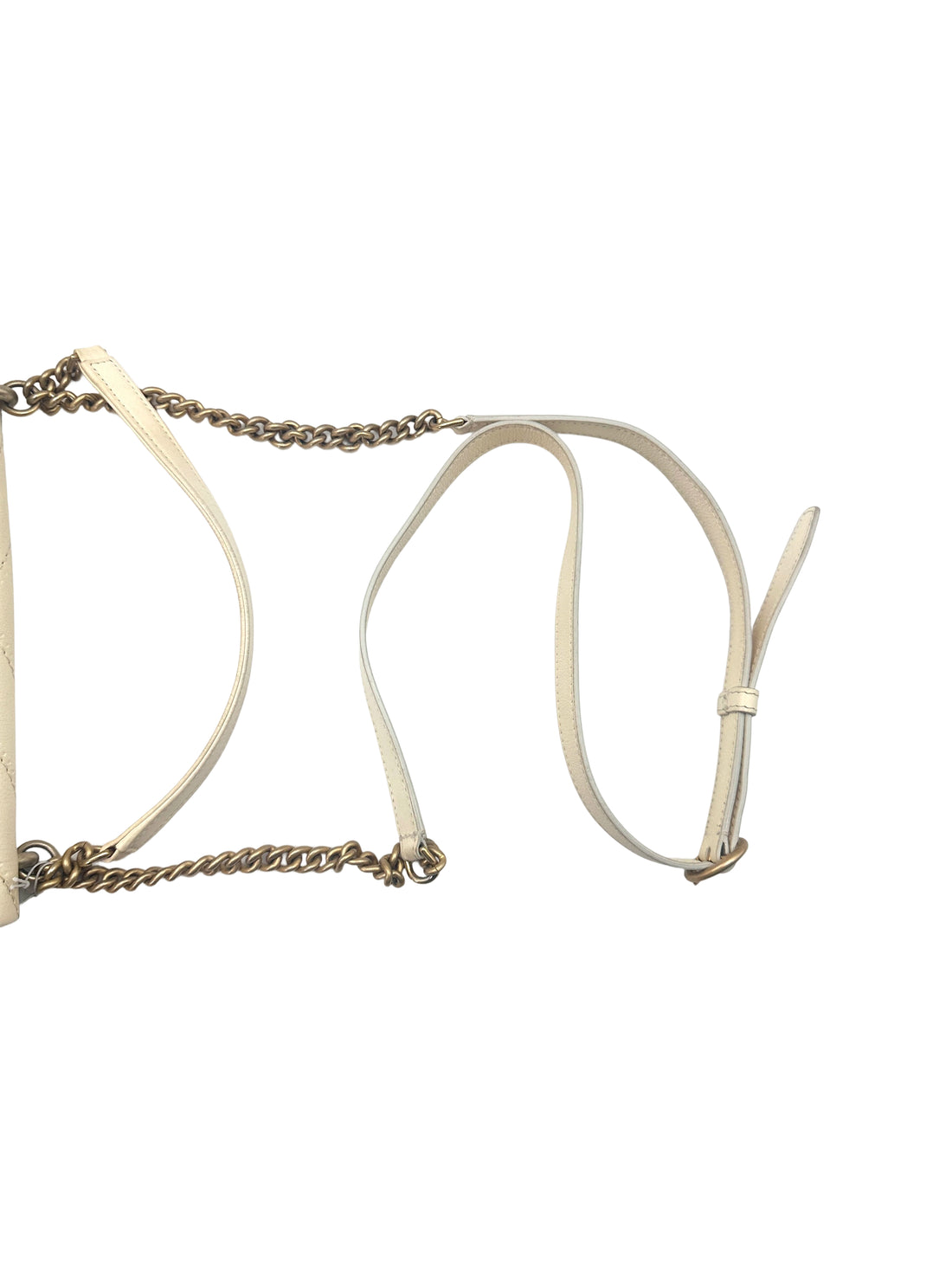 Louis Vuitton Petite Malle Souple White Monogram Empreinte Shoulder Bag LV2082