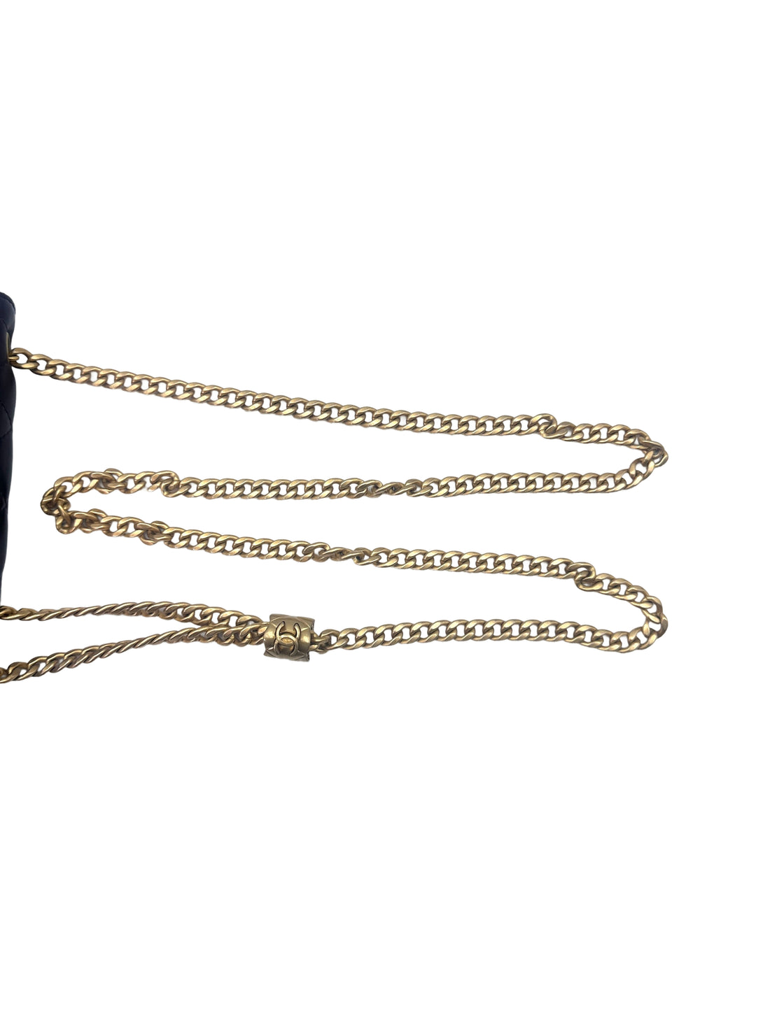 Chanel Dark Purple Quilted Leather Wallet On Chain(EN***PA) CC1495