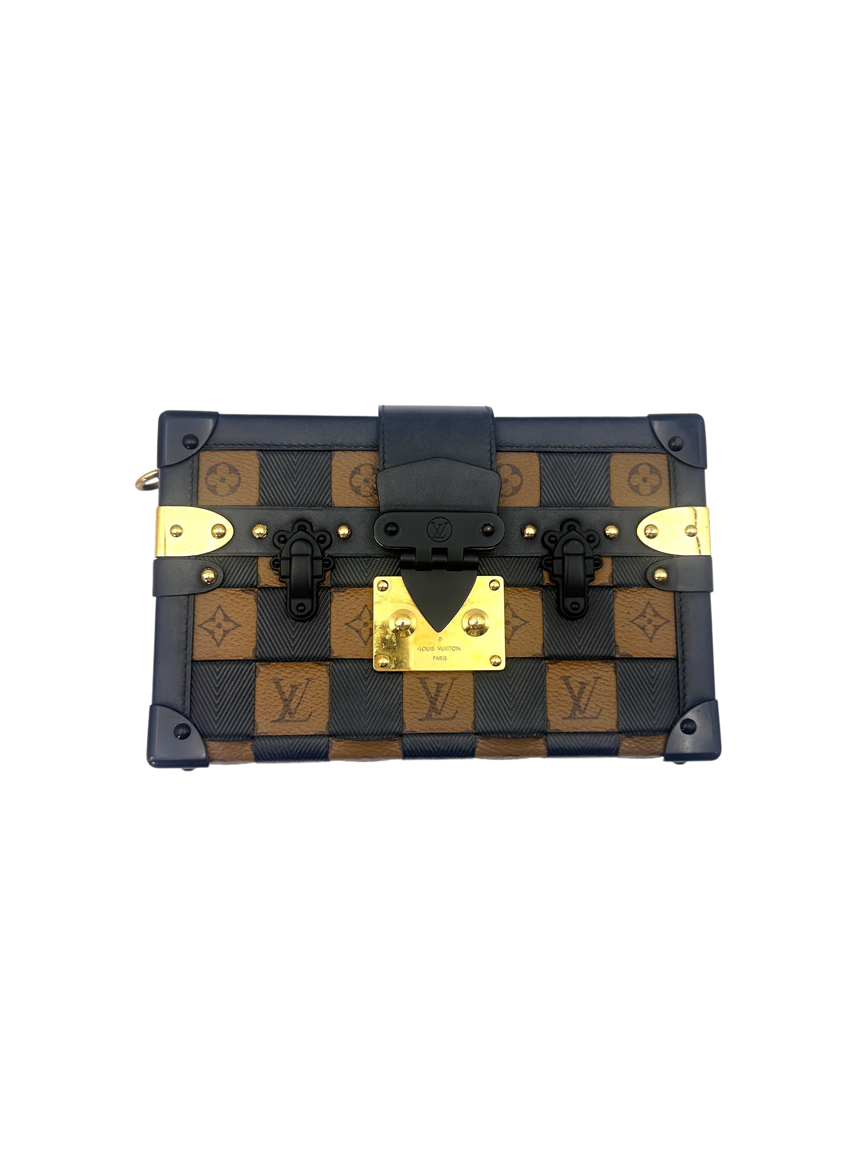 Louis Vuitton LV Pop Petite Malle Damier Monogram Canvas Shoulder Bag LV2070