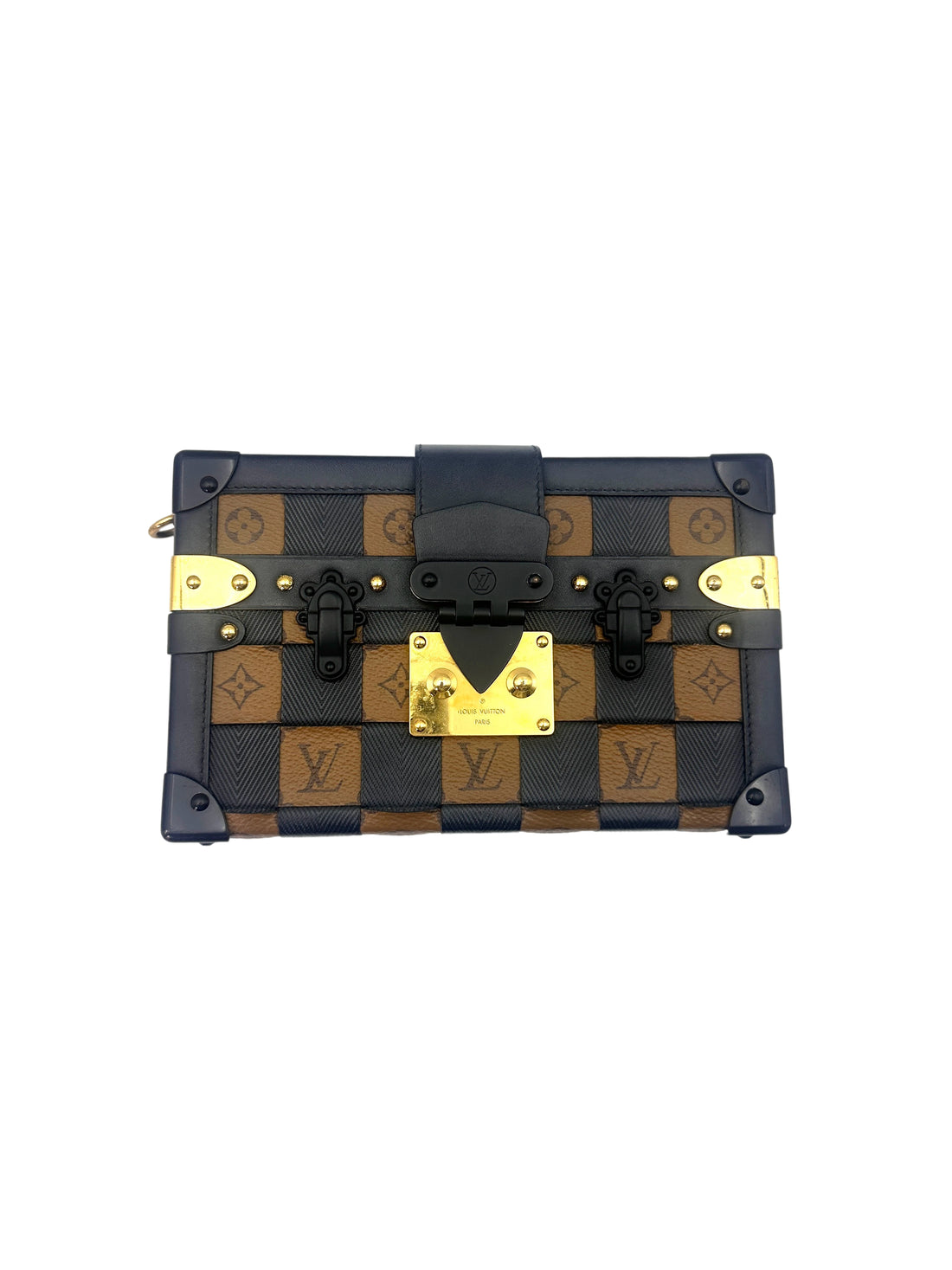Louis Vuitton LV Pop Petite Malle Damier Monogram Canvas Shoulder Bag LV2070