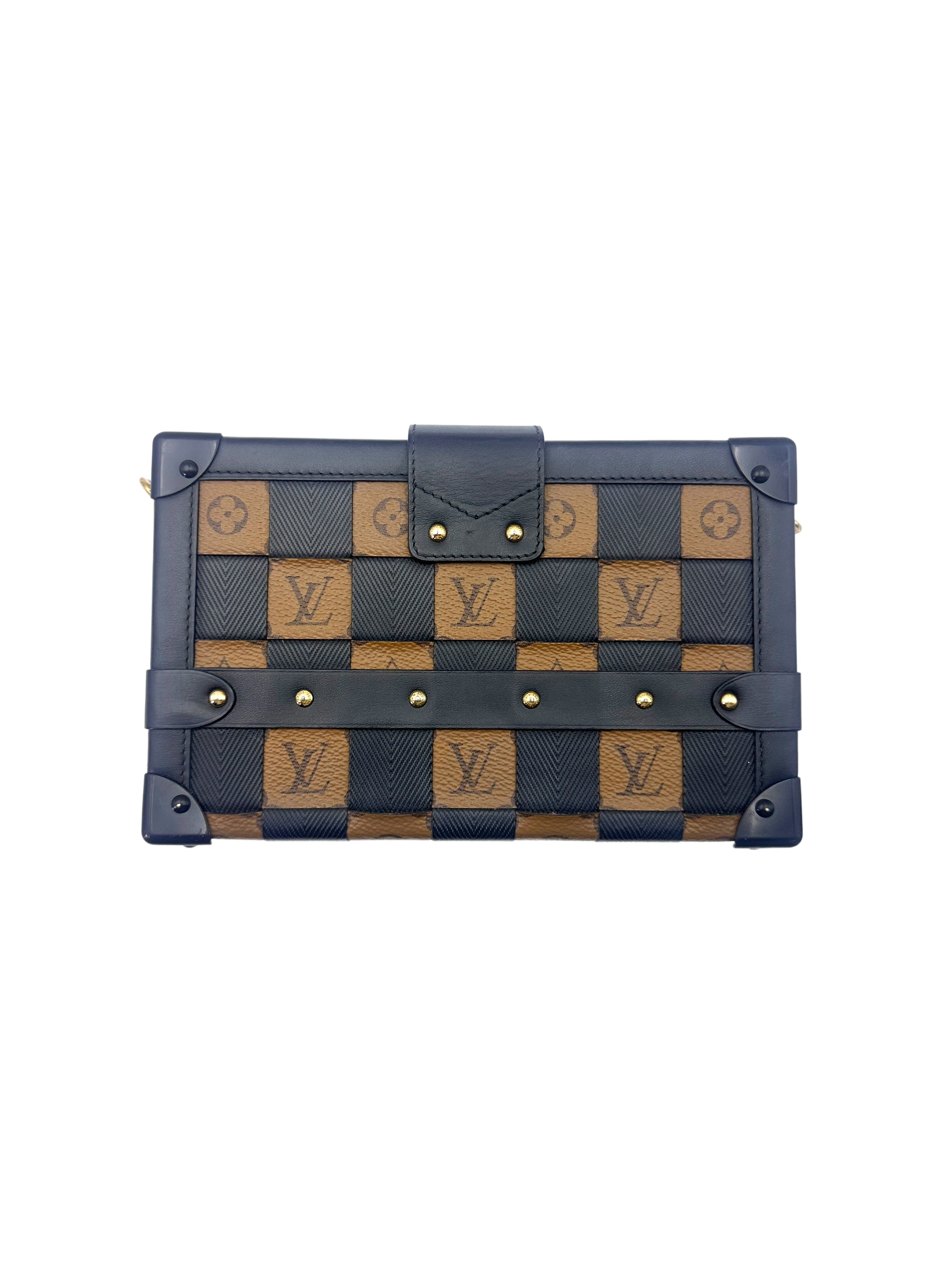Louis Vuitton LV Pop Petite Malle Damier Monogram Canvas Shoulder Bag LV2070