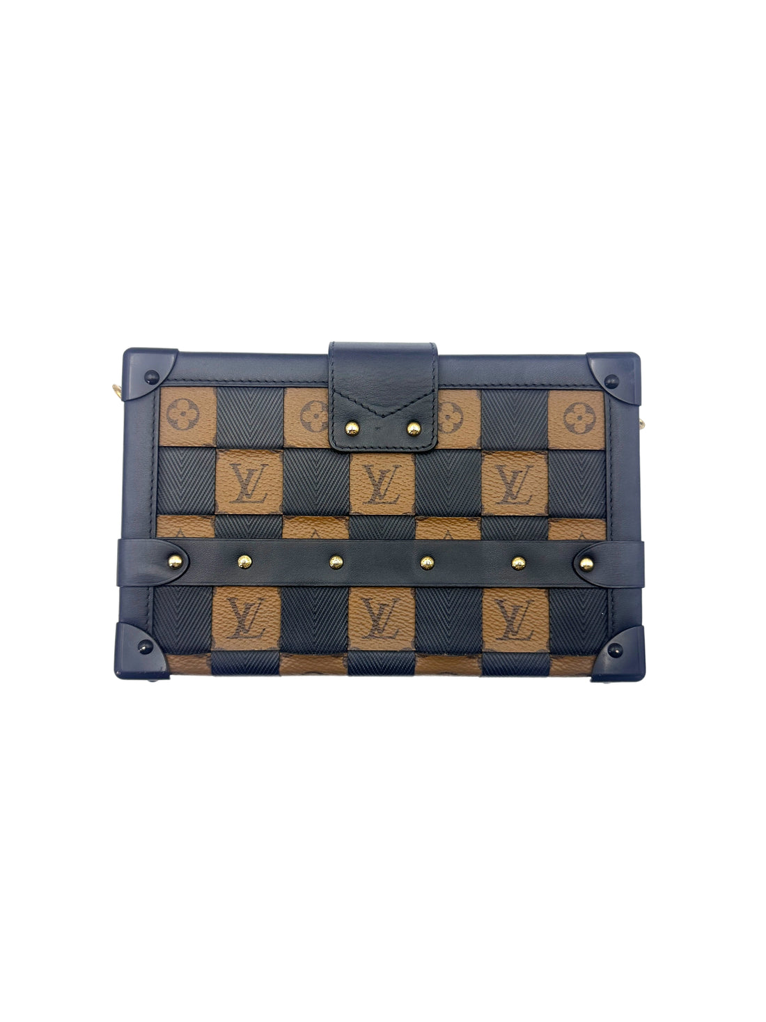 Louis Vuitton LV Pop Petite Malle Damier Monogram Canvas Shoulder Bag LV2070