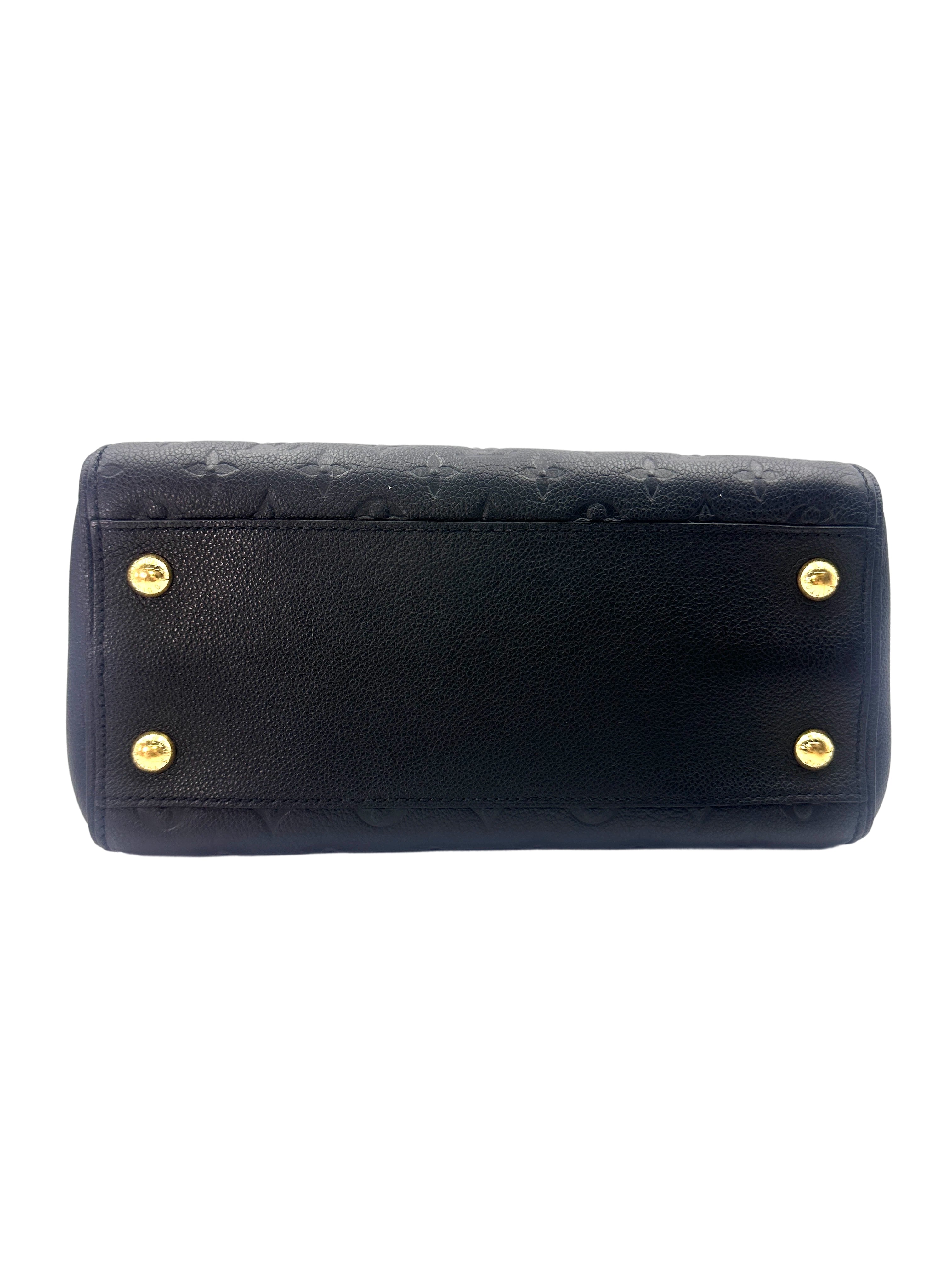 Louis Vuitton Trocadero Black Monogram Empreinte Leather Shoulder Bag LV2078