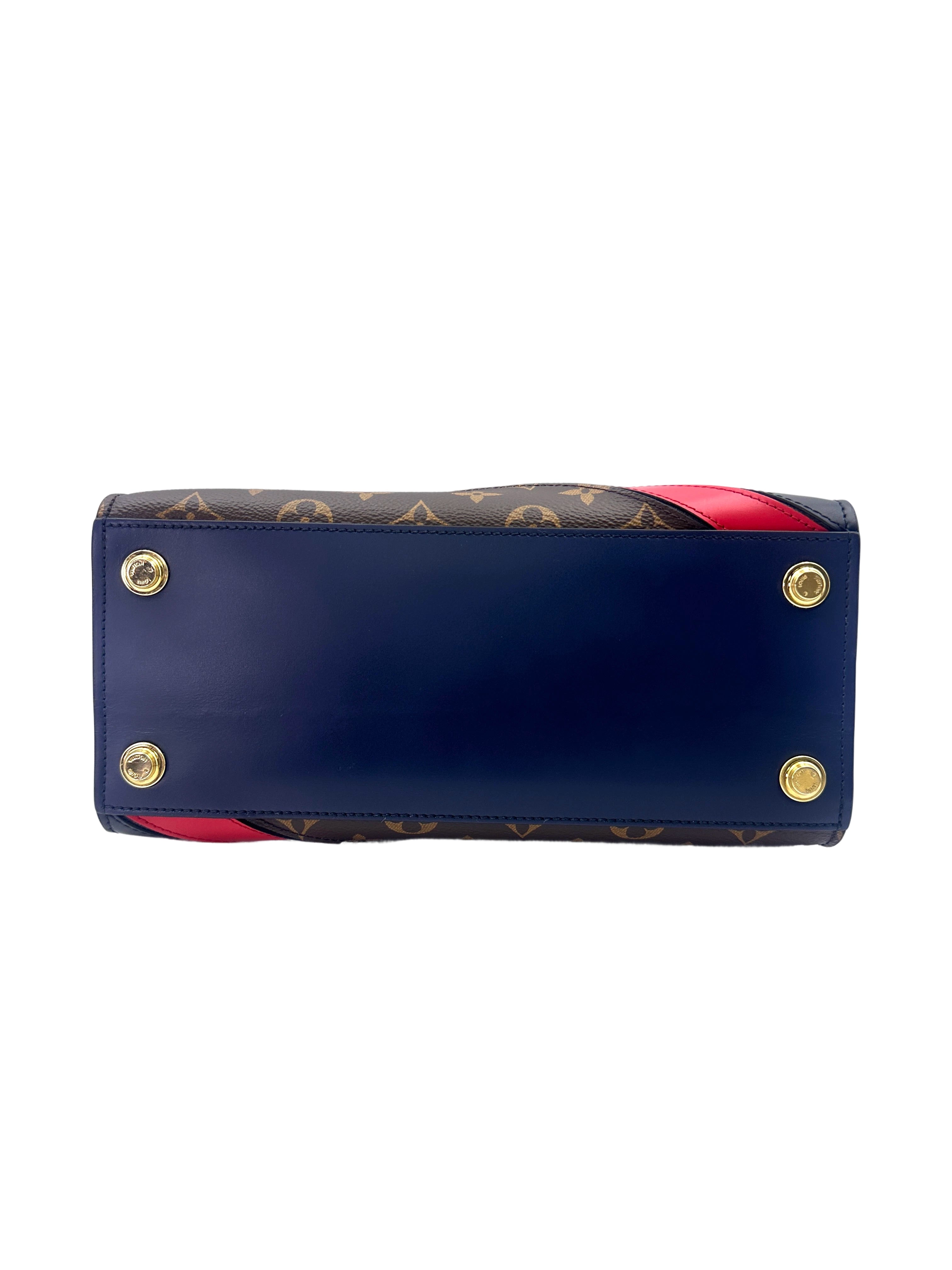 Louis Vuitton City Steamer Multicolor Monogram Stripe Calfskin Handle Bag LV2095