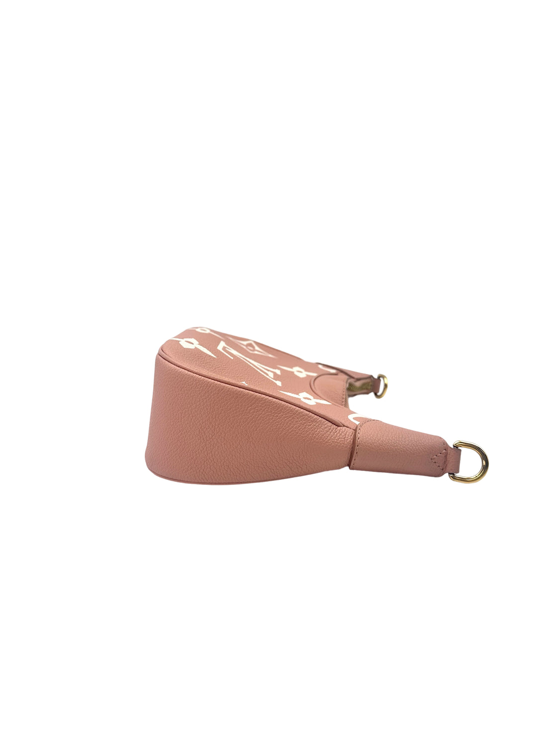 Louis Vuitton Bagatelle Pink/White Bicolor Monogram Empreinte Giant Leather Shoulder Bag LV2081