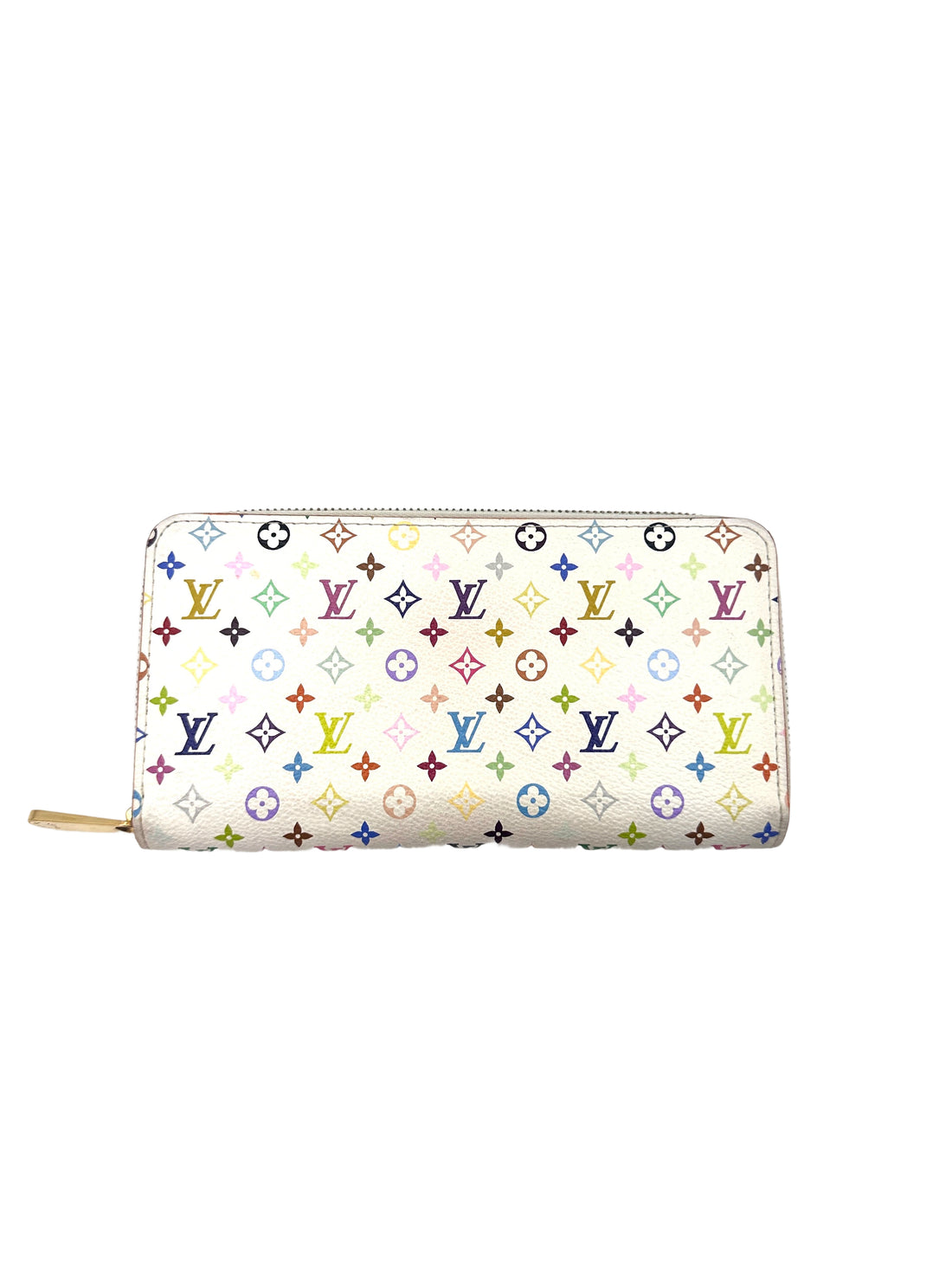 Louis Vuitton x Takashi Murakami Multicolor Monogram Zippy Wallet LV2089