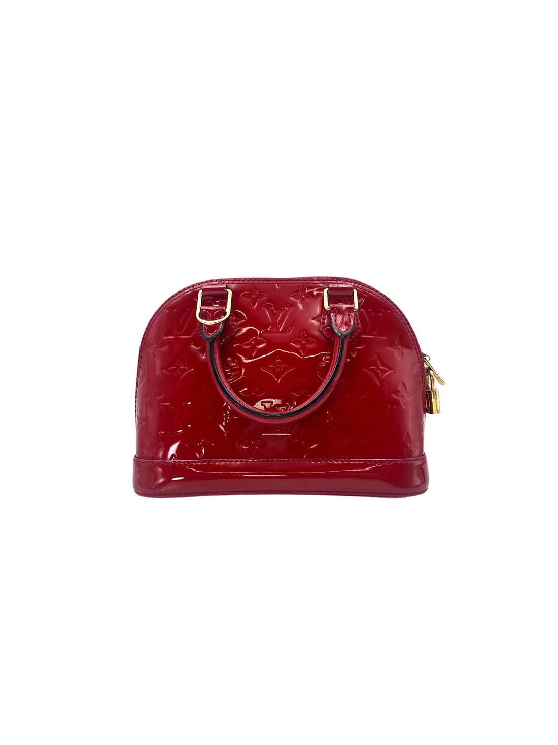 Louis Vuitton Alma BB Red Epi Leather Handle Bag LV2091