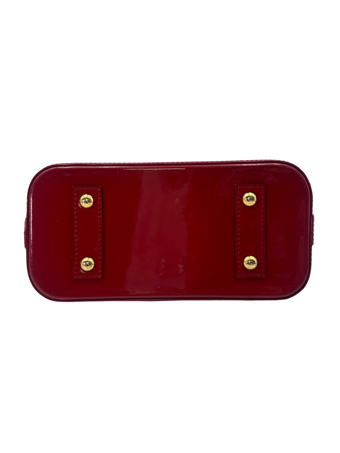 Louis Vuitton Alma BB Red Epi Leather Handle Bag LV2091