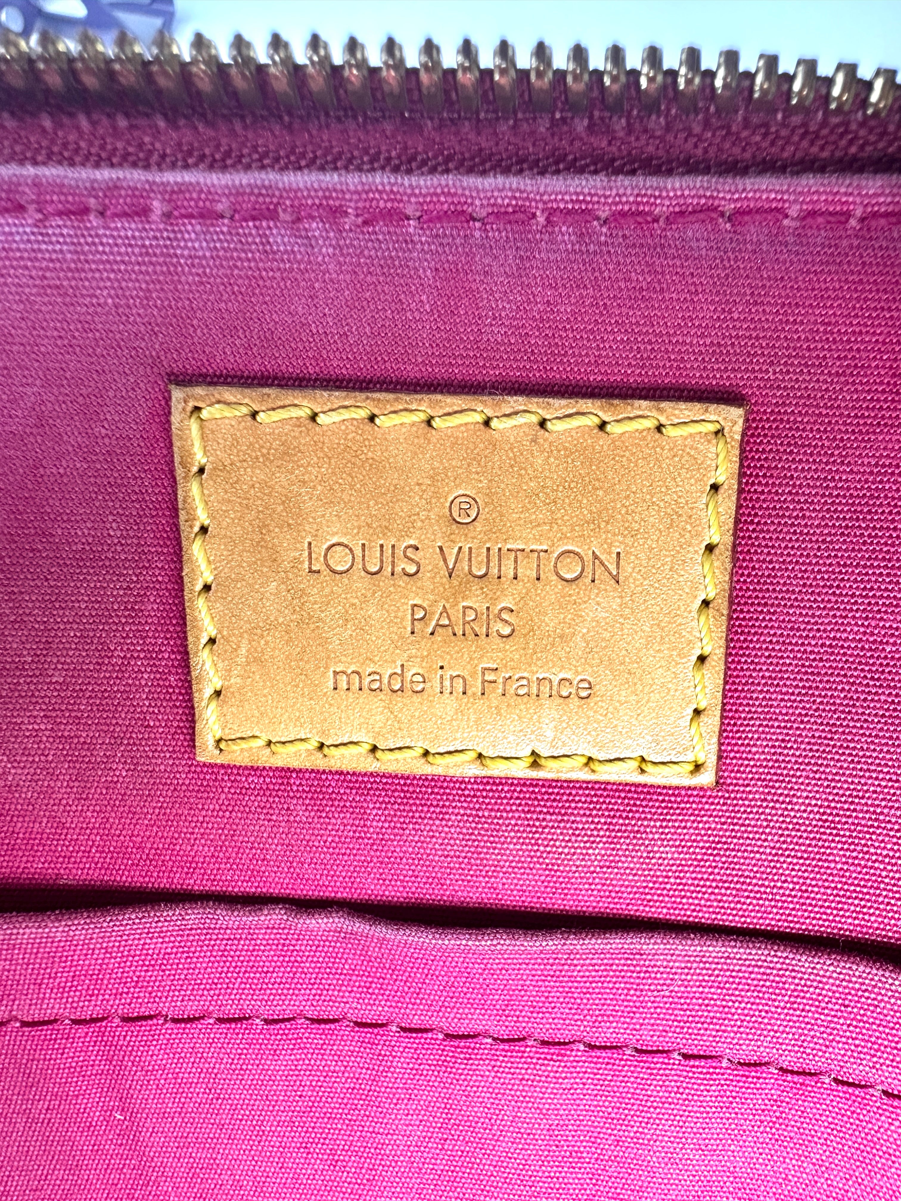 Louis Vuitton Alma BB Red Epi Leather Handle Bag LV2091