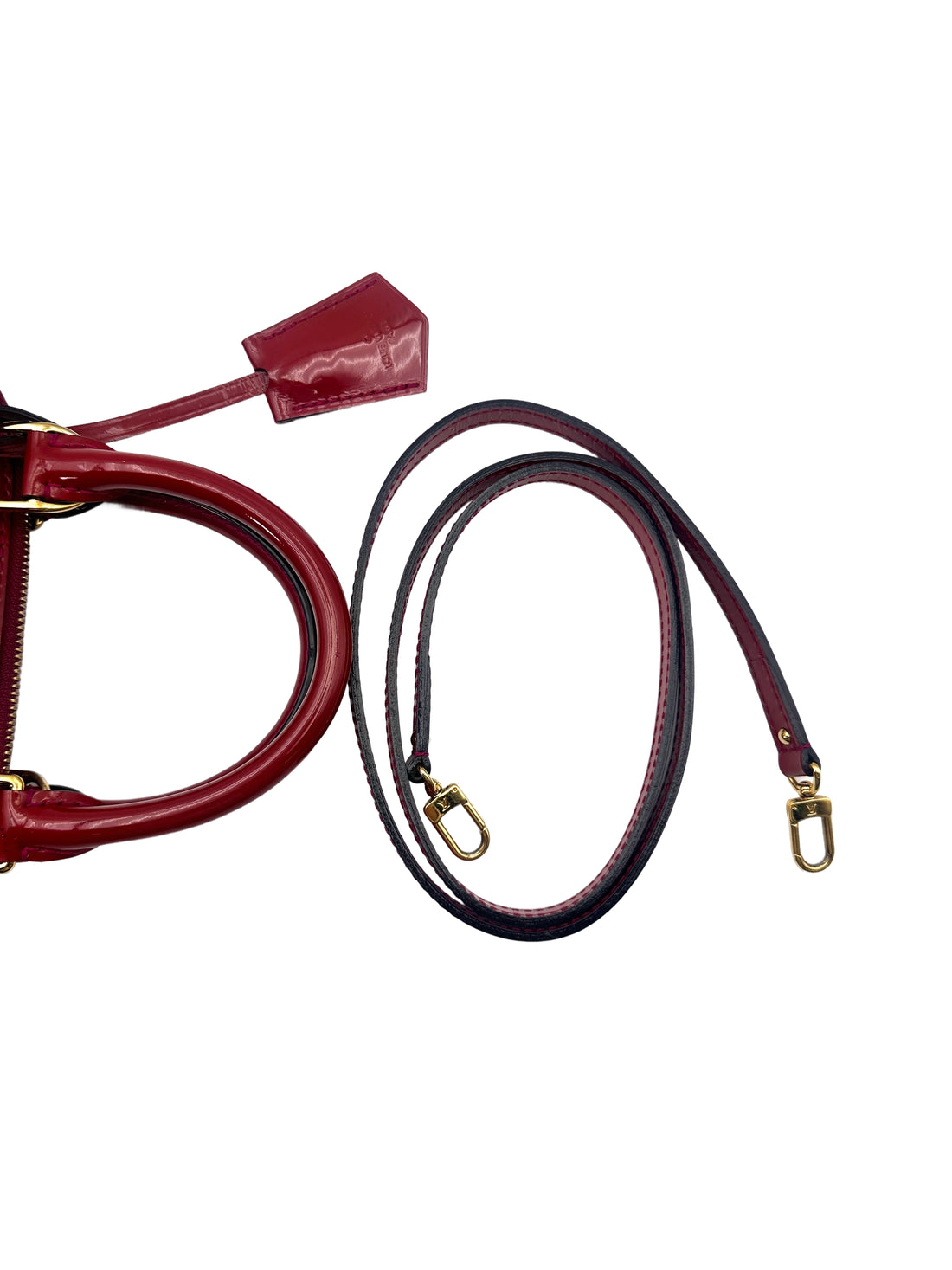 Louis Vuitton Alma BB Red Epi Leather Handle Bag LV2091